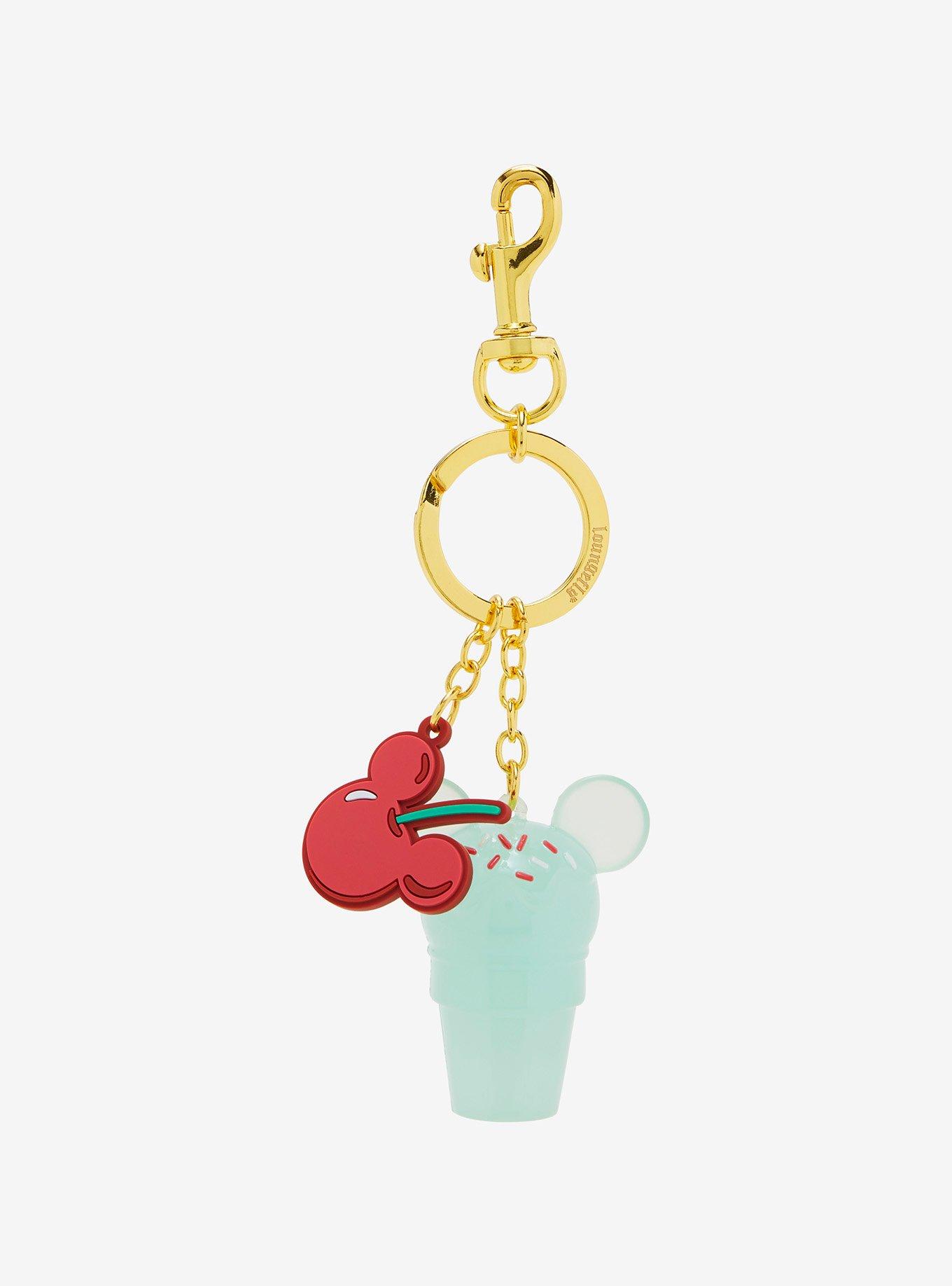 Loungefly Disney Mickey Mouse Ice Cream Multi Charm Keychain, , hi-res