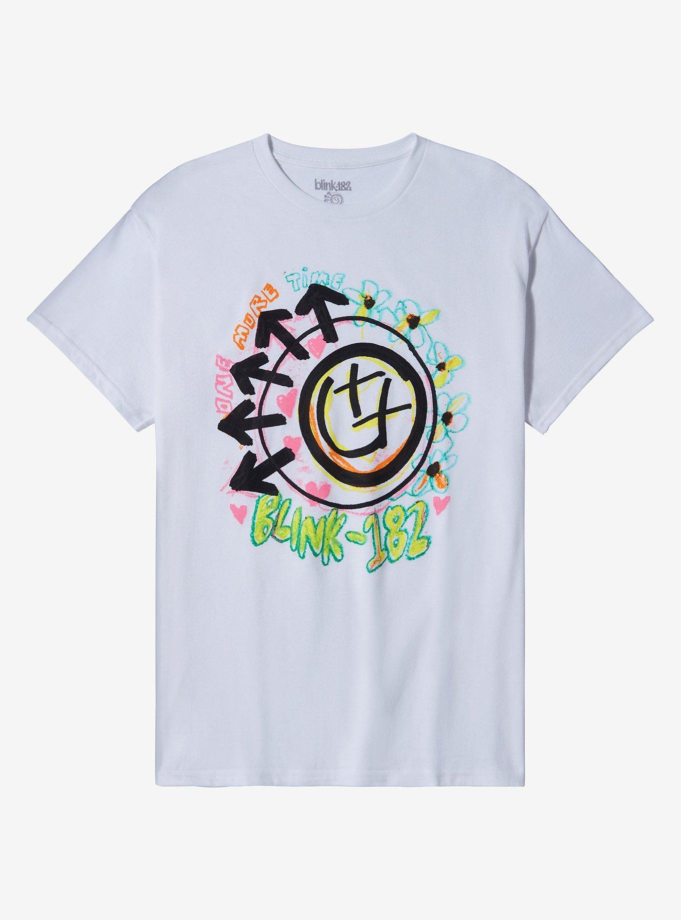 Blink-182 One More Time Graffiti T-Shirt, BRIGHT WHITE, hi-res