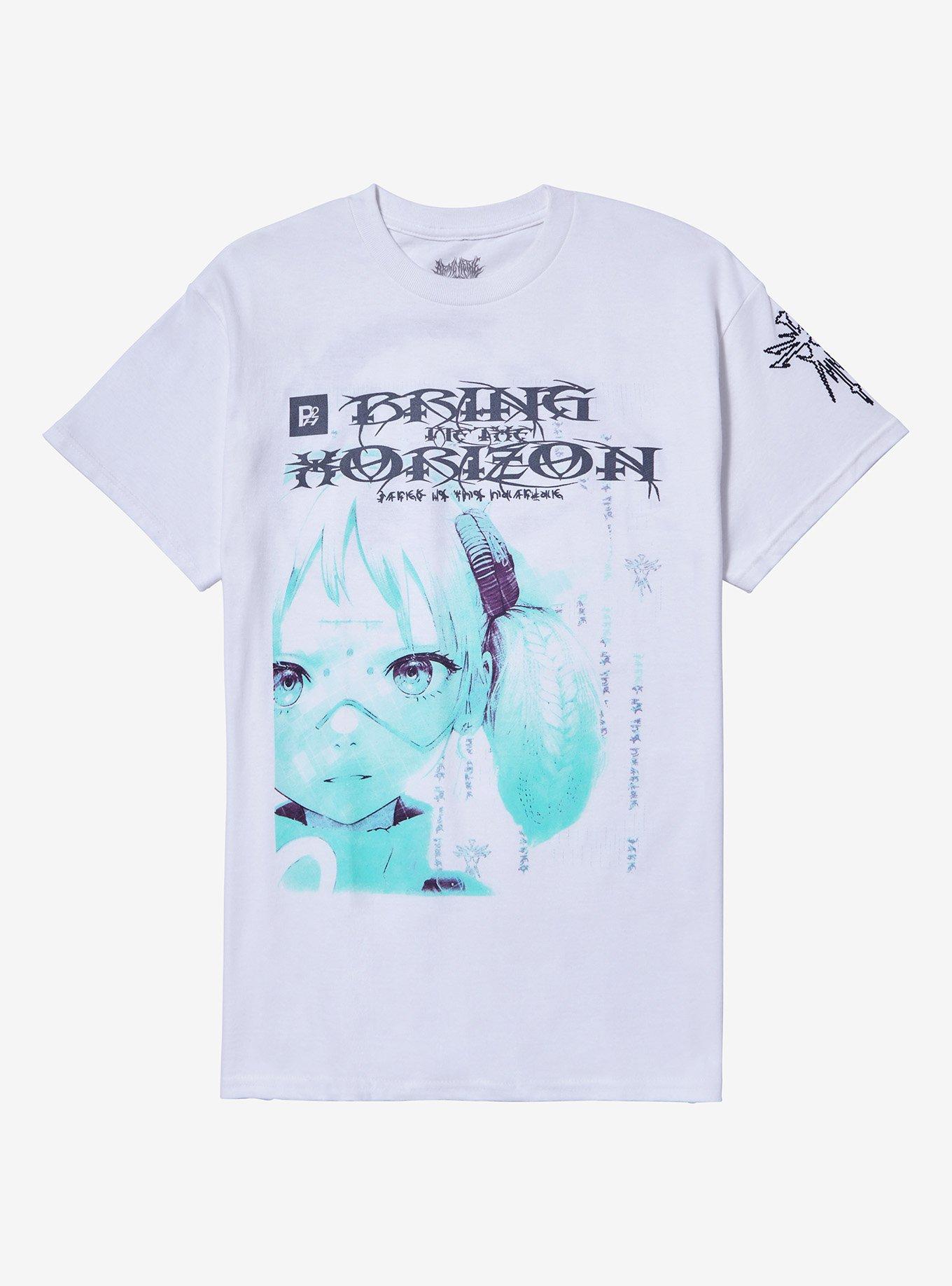 Bring Me The Horizon POST HUMAN: NeX GEn Anime Glitch T-Shirt, , hi-res