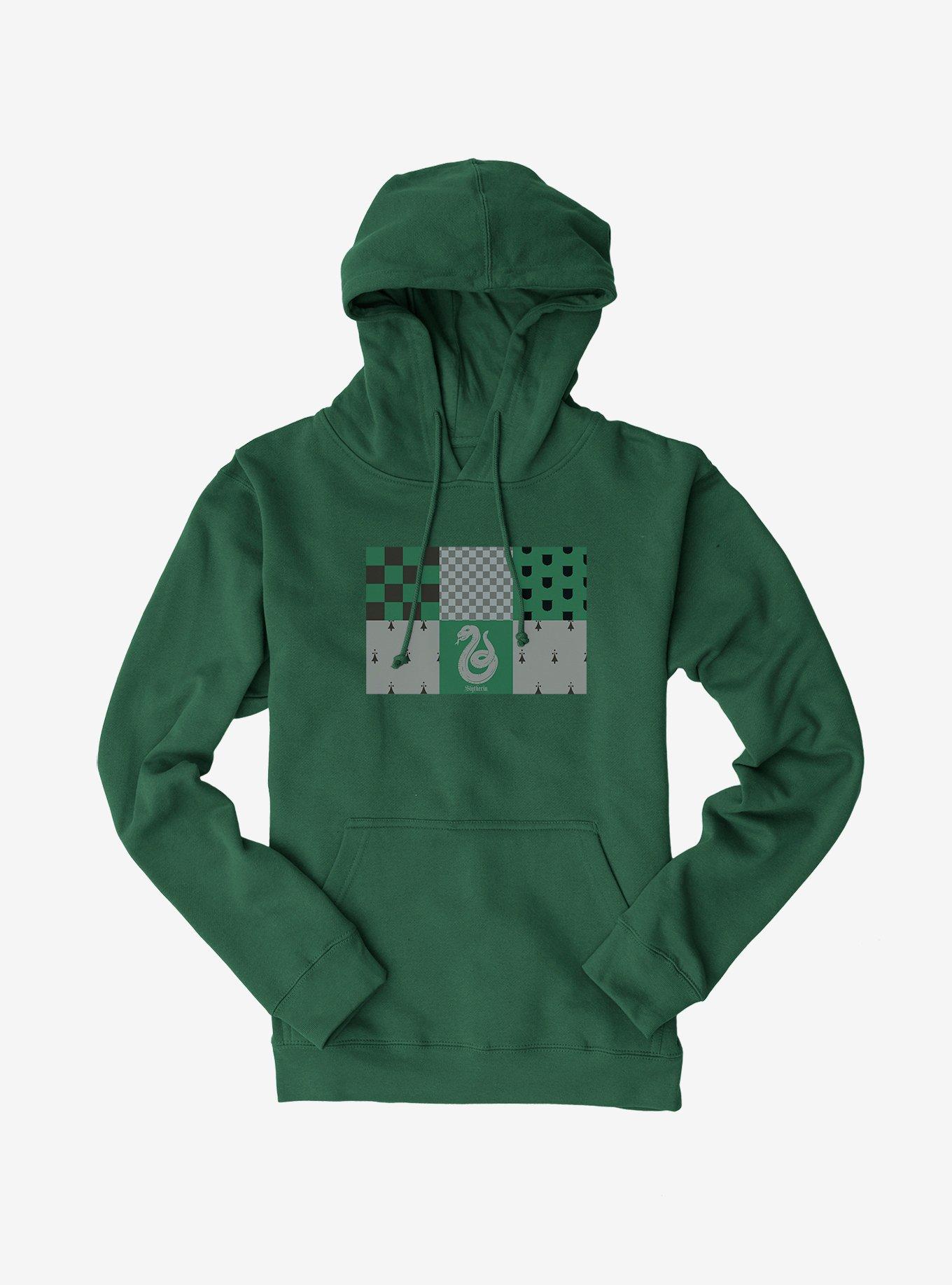 Harry Potter Slytherin Checkered Patterns Hoodie, , hi-res