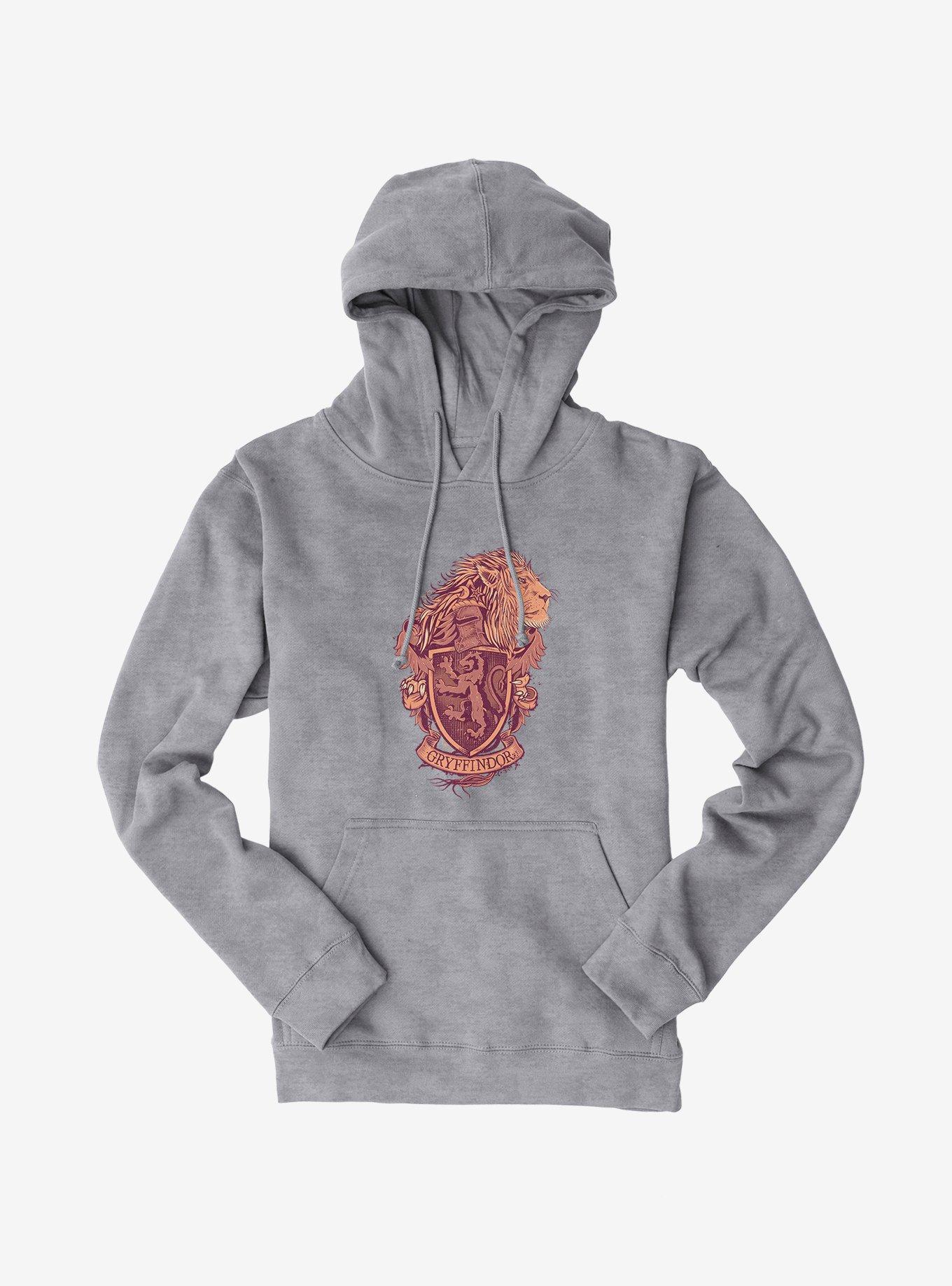Harry Potter Gryffindor Crest Hoodie, SPORT GRAY, hi-res
