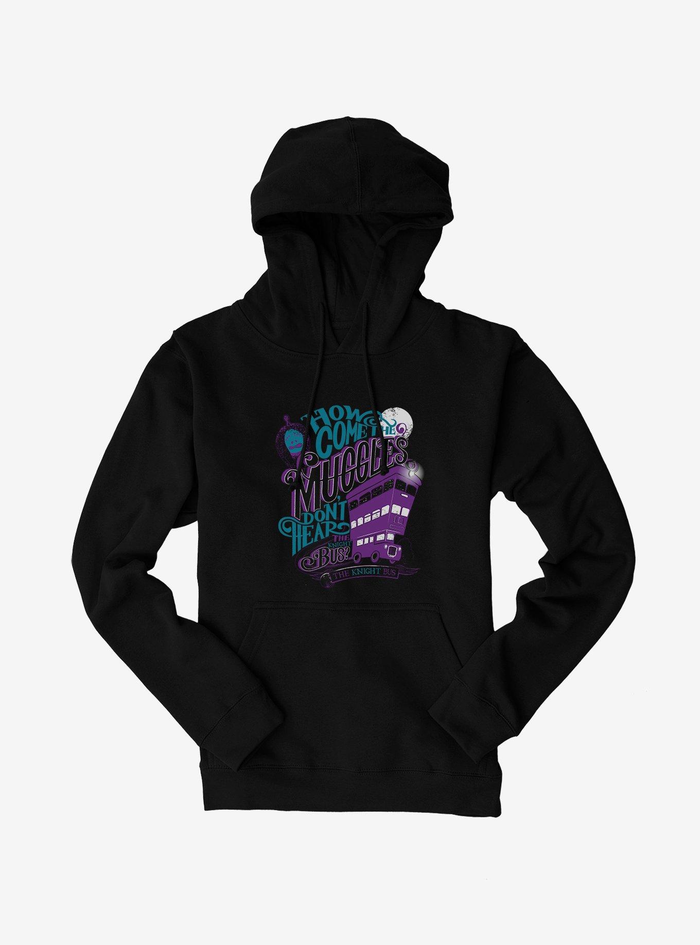 Harry Potter Muggles Don't Hear The Night Bus Hoodie, , hi-res