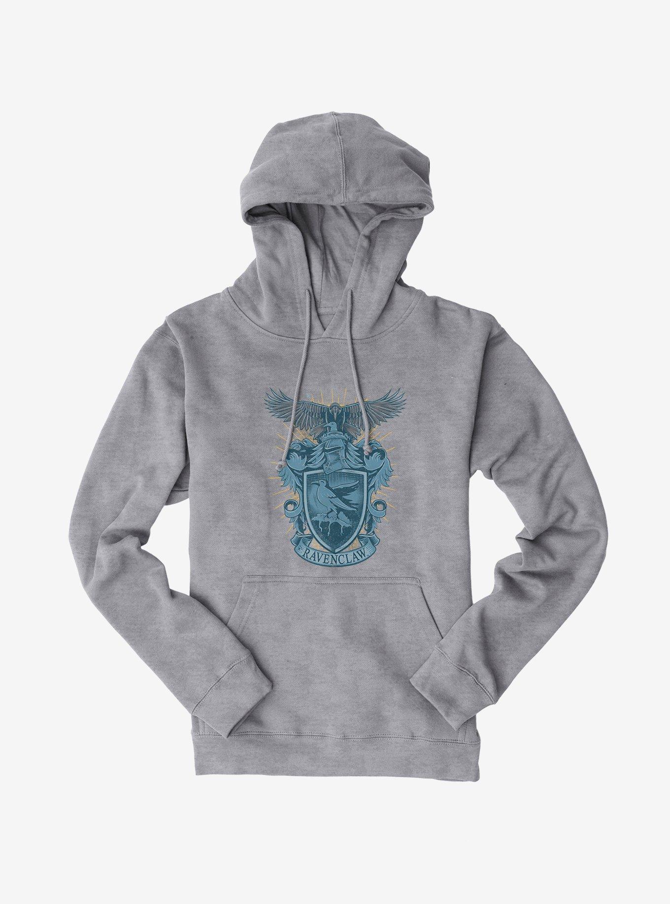 Harry Potter Ravenclaw Logo Hoodie, SPORT GRAY, hi-res