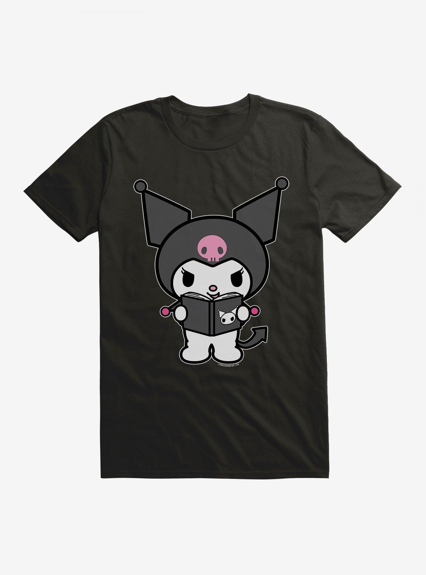 Kuromi Reading T-Shirt, , hi-res