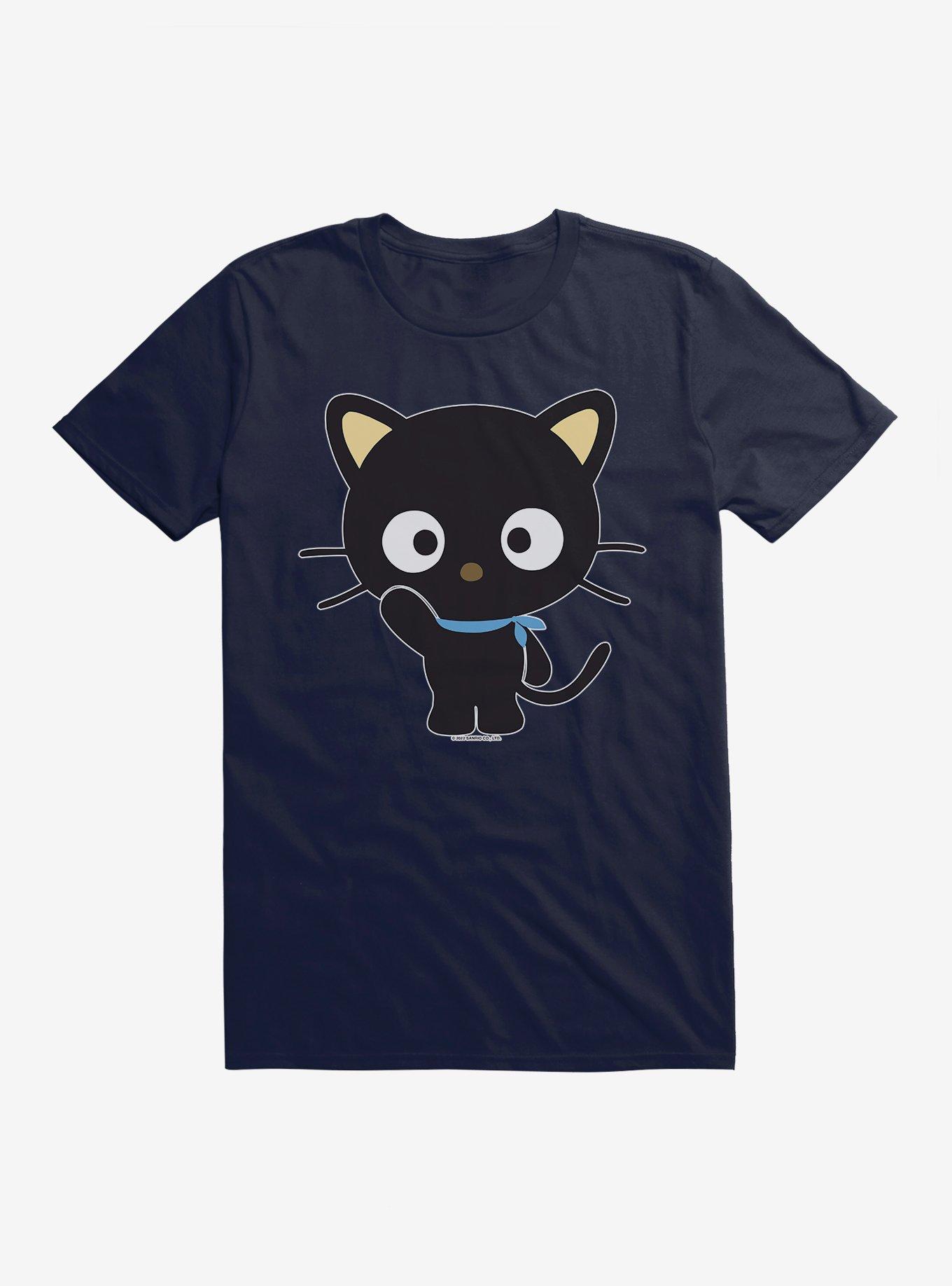 Chococat Waving T-Shirt, NAVY, hi-res