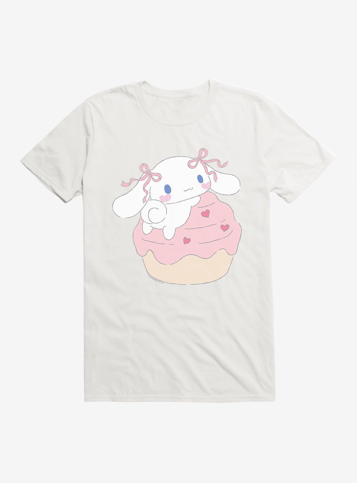 Cinnamoroll Heart Cupcake T-Shirt