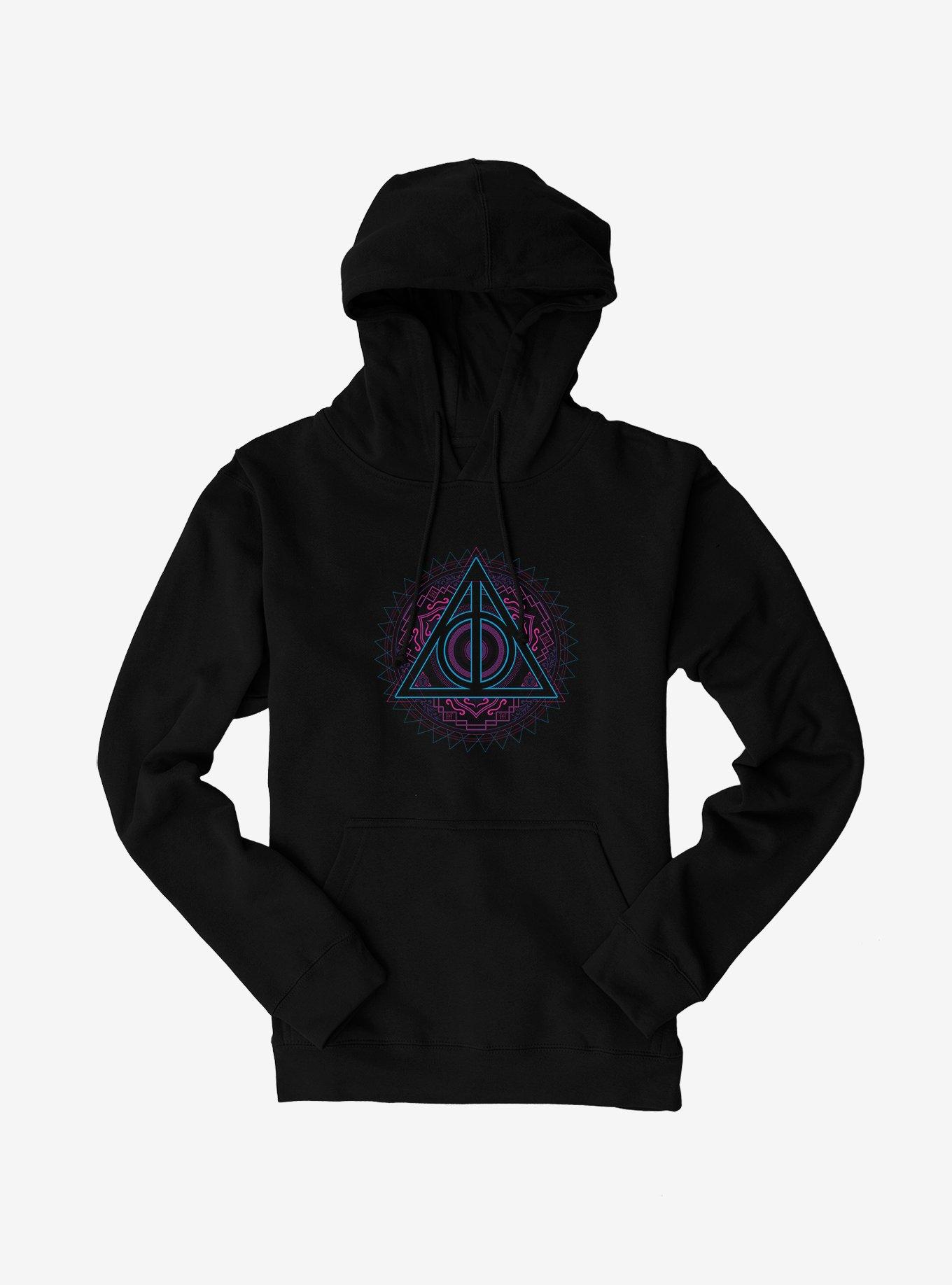 Harry Potter Deathly Hallows Symbol Decal Hoodie, , hi-res