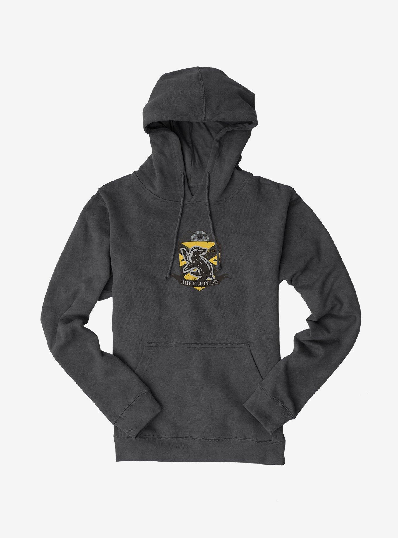 Harry Potter Hufflepuff Quidditch Team Hoodie, DARK HEATHER, hi-res