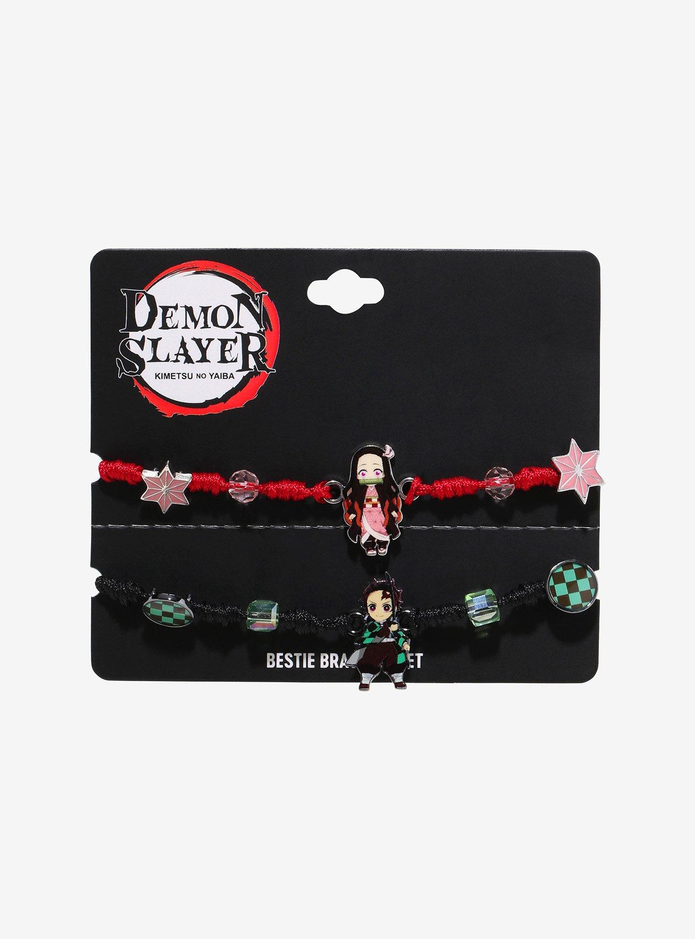 Demon Slayer: Kimetsu No Yaiba Tanjiro & Nezuko Best Friend Bracelet Set, , hi-res