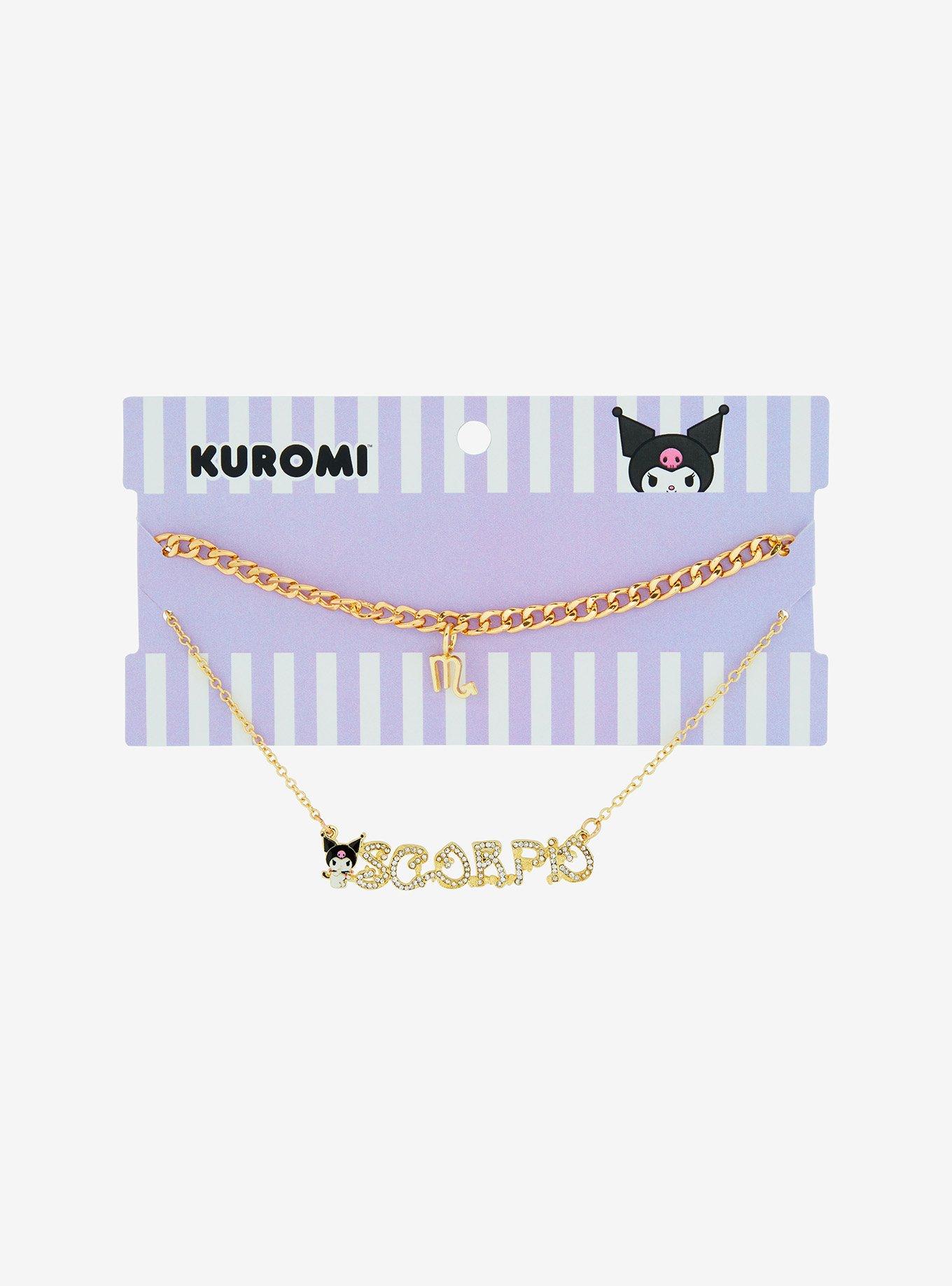 Kuromi Scorpio Bling Layered Necklace, , hi-res