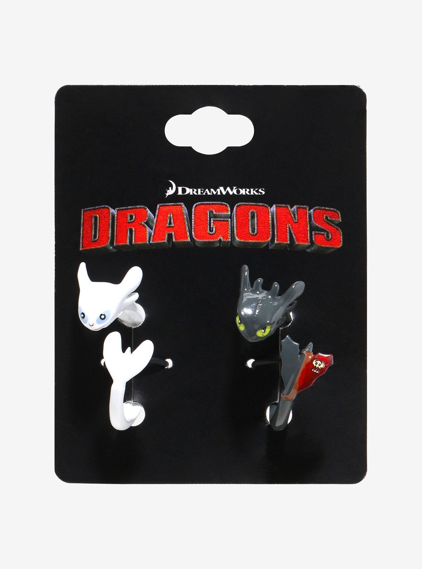 How To Train Your Dragon Toothless & Light Fury Ring Set, , hi-res