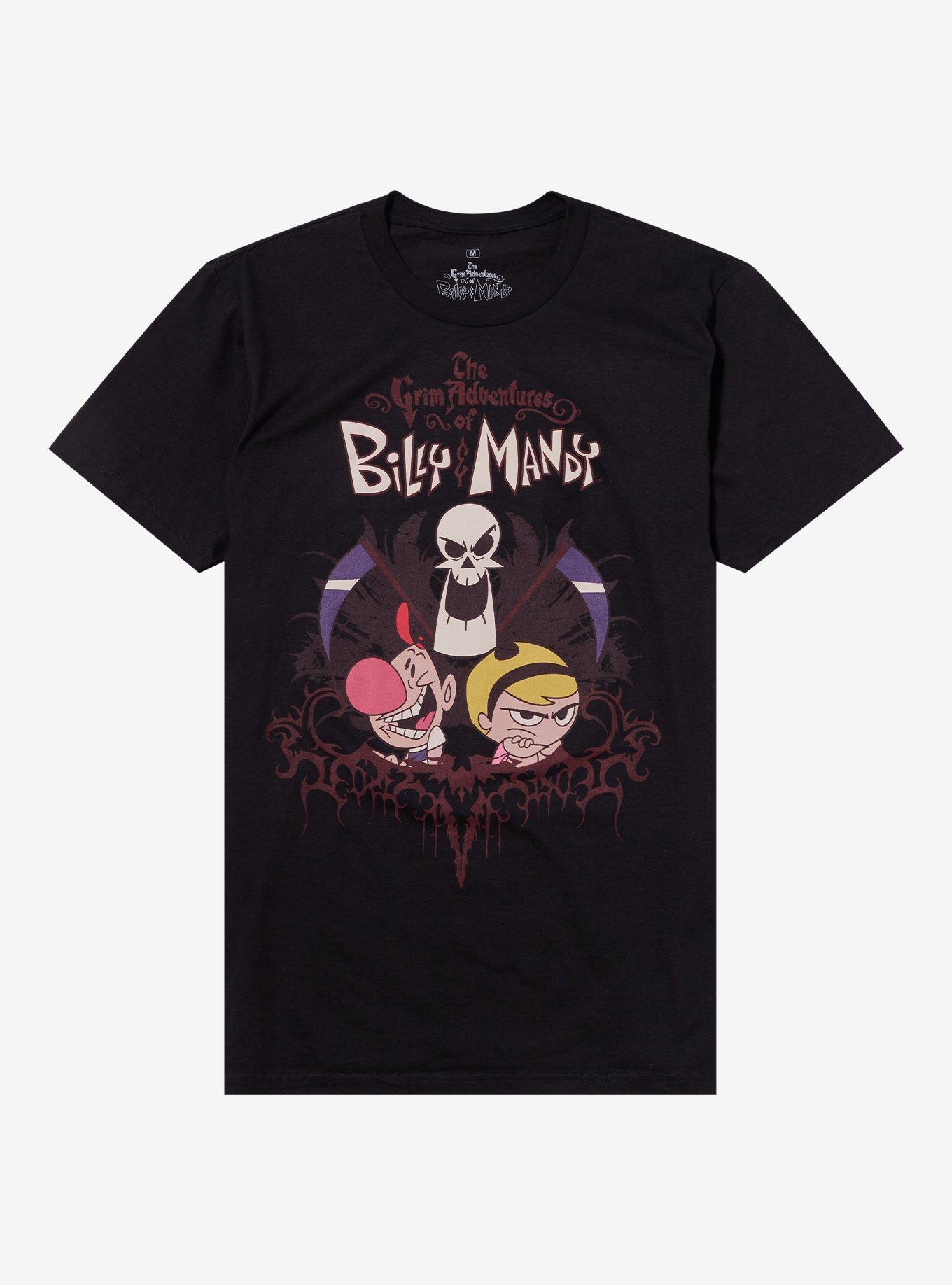 The Grim Adventures Of Billy And Mandy Frame Boyfriend Fit Girls T-Shirt, MULTI, hi-res
