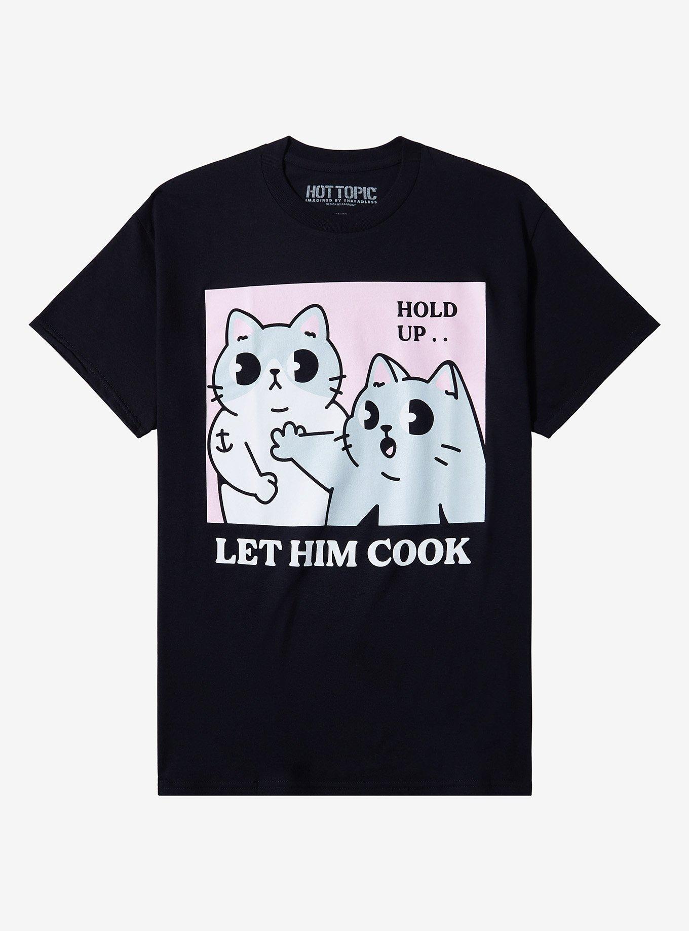 Let Him Cook Cat T-Shirt By Rarpoint, , hi-res