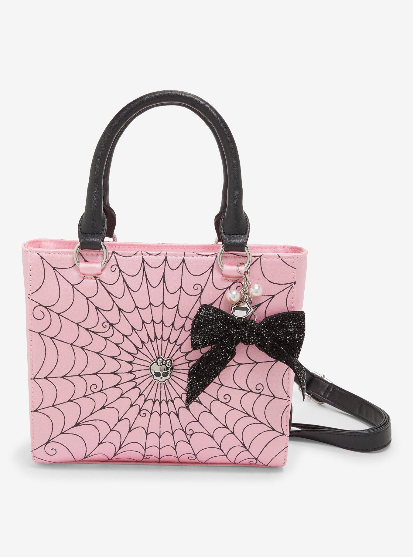 Monster High Draculaura Spiderweb Satchel Bag, , hi-res