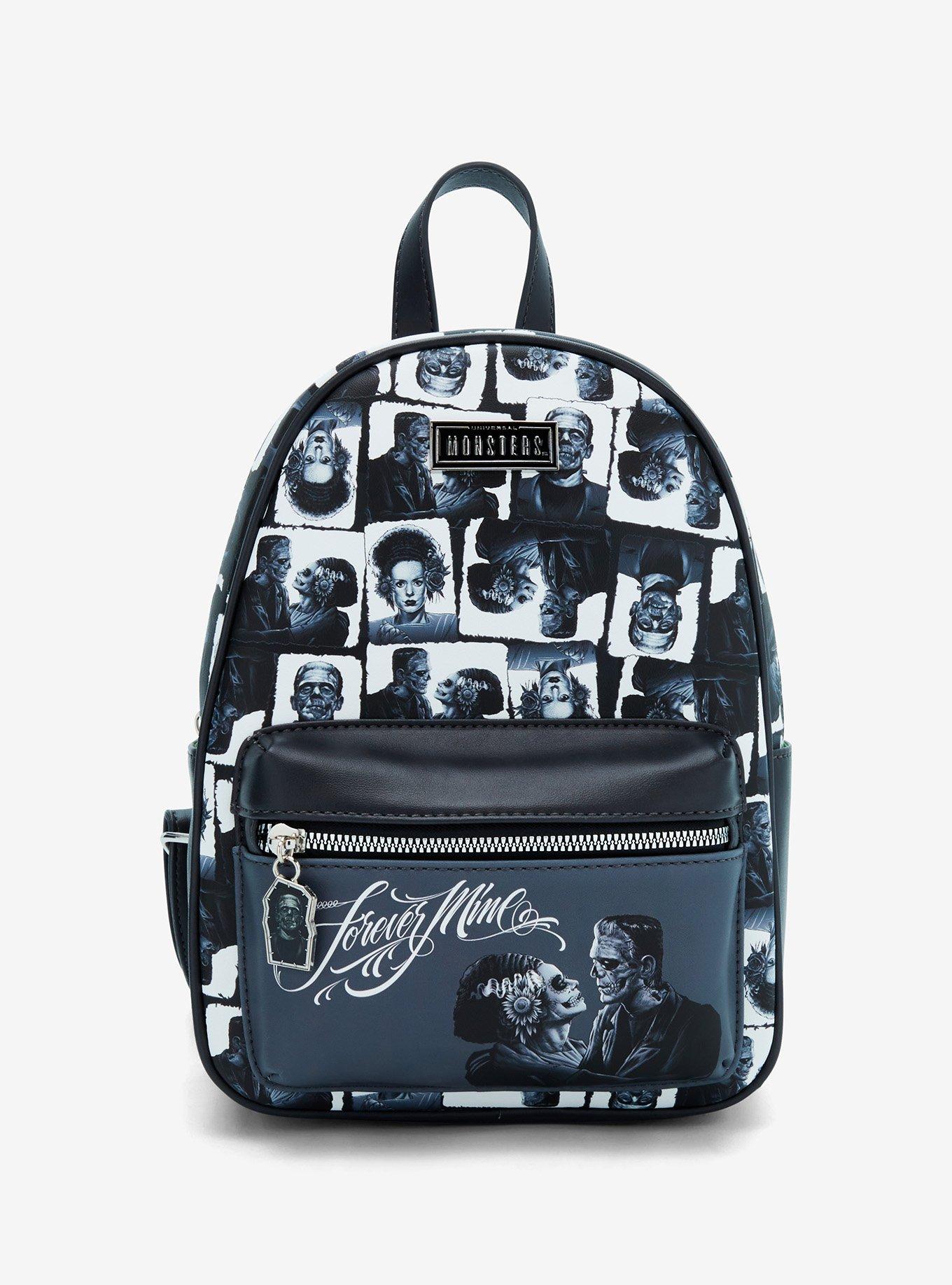 Universal Monsters X Maxx242 Frankenstein & The Bride Of Frankenstein Mini Backpack, , hi-res