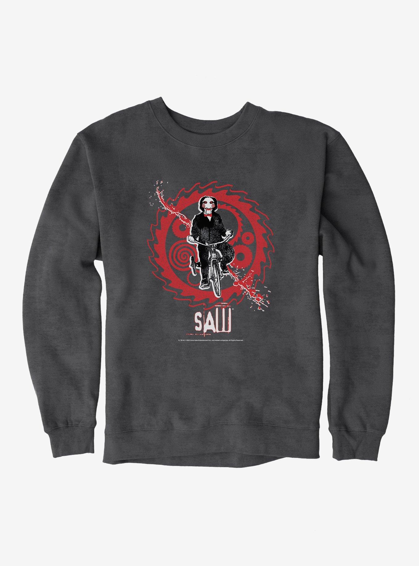 Saw Billy Sweatshirt, DARK HEATHER, hi-res