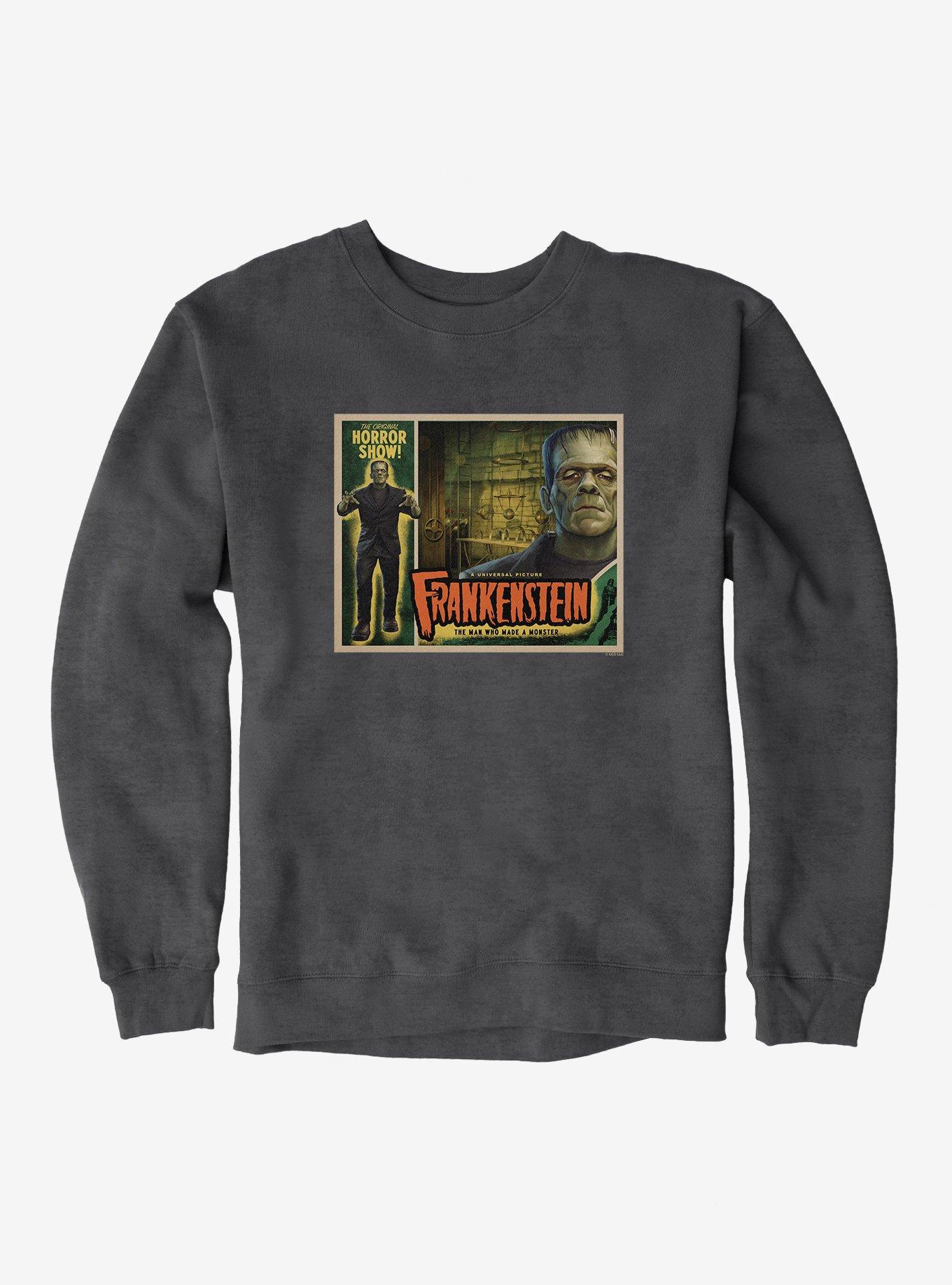 Frankenstein The Man Who Made A Monster Sweatshirt, , hi-res