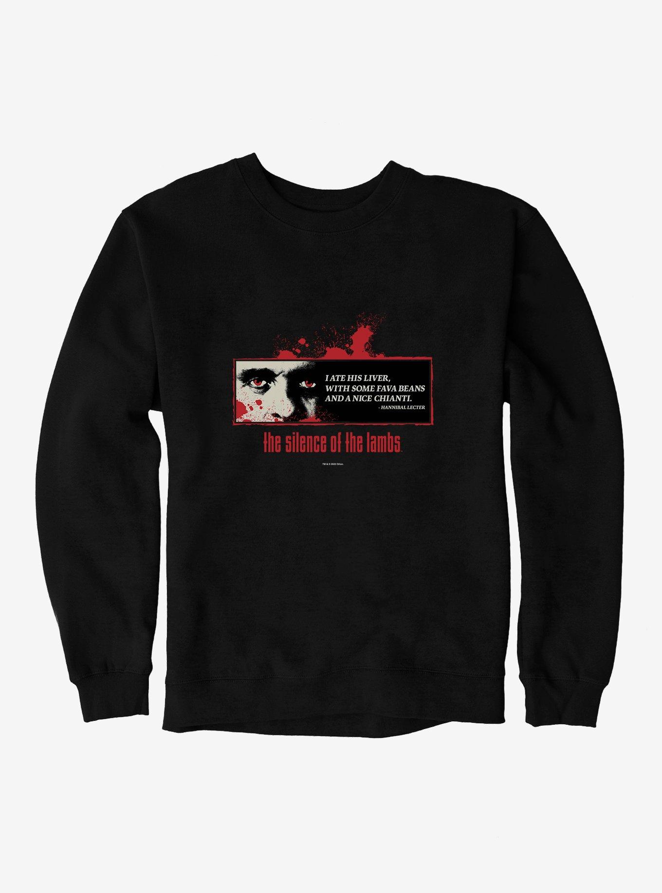 The Silence Of The Lambs I Ate His Liver Sweatshirt, , hi-res