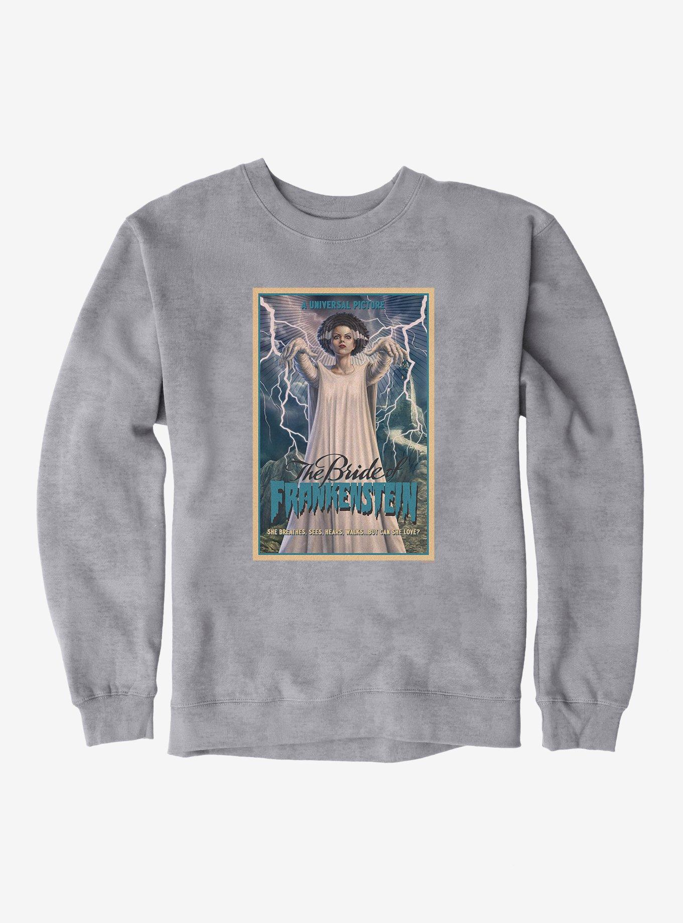 Universal Monsters Bride Of Frankenstein Can She Love? Sweatshirt, , hi-res