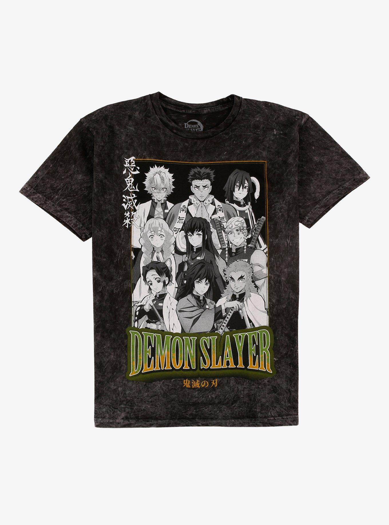 Demon Slayer: Kimetsu No Yaiba Hashira Dark Wash T-Shirt, , hi-res
