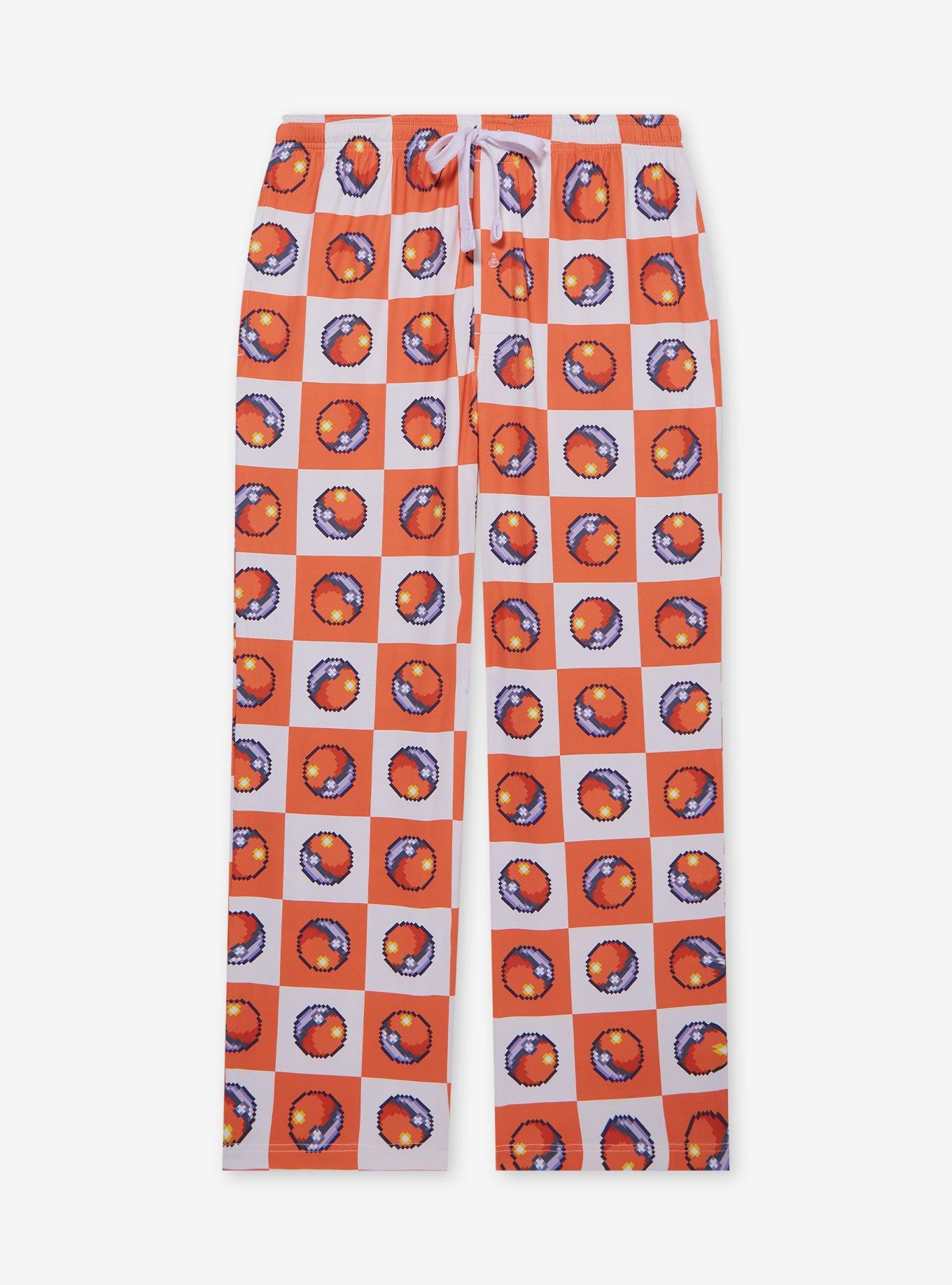 Pokémon Pixel Poké Balls Allover Print Sleep Pants- BoxLunch Exclusive, , hi-res