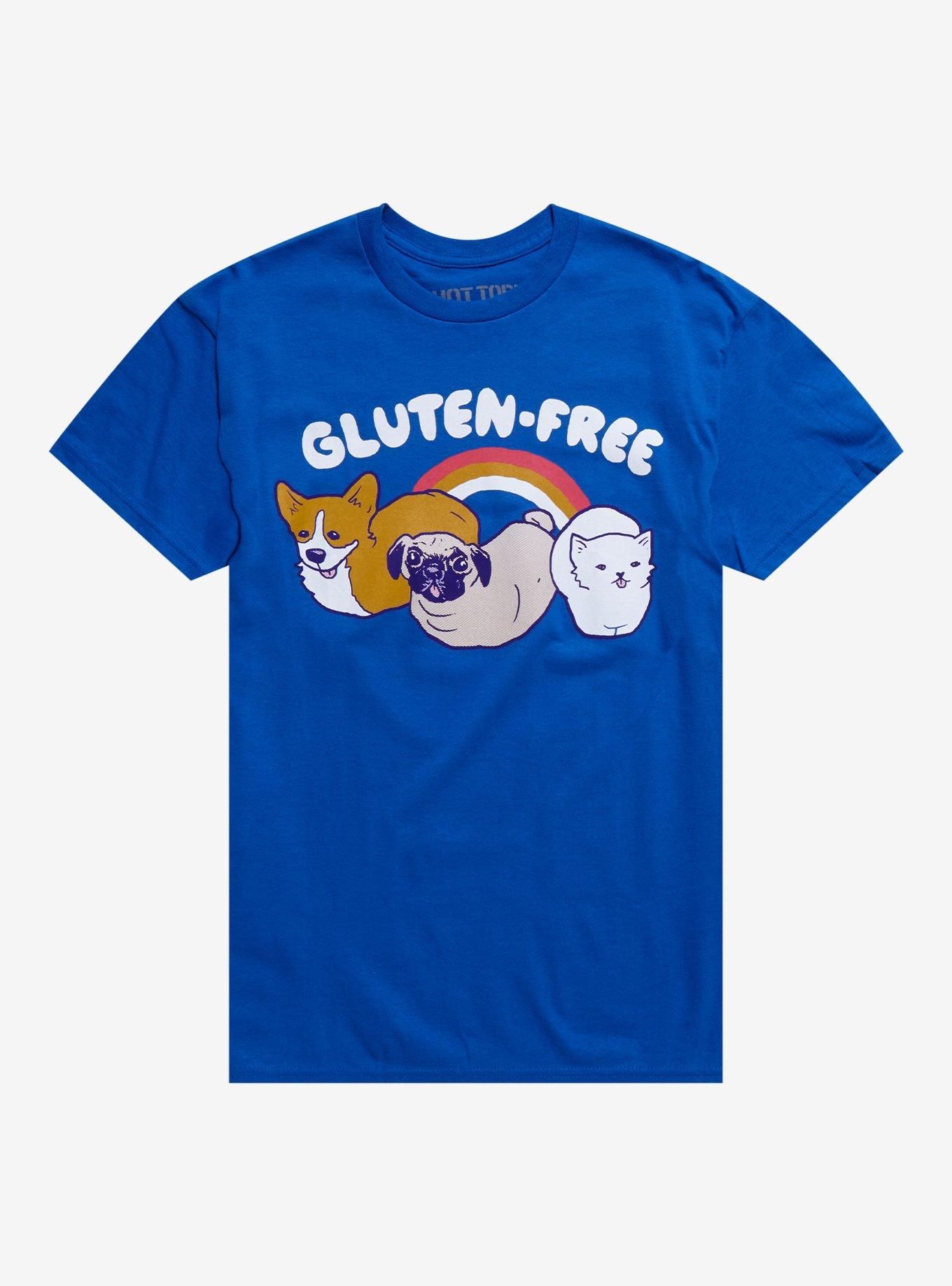 Gluten-Free Pet Loaves T-Shirt By WYTRAB8, BLUE, hi-res