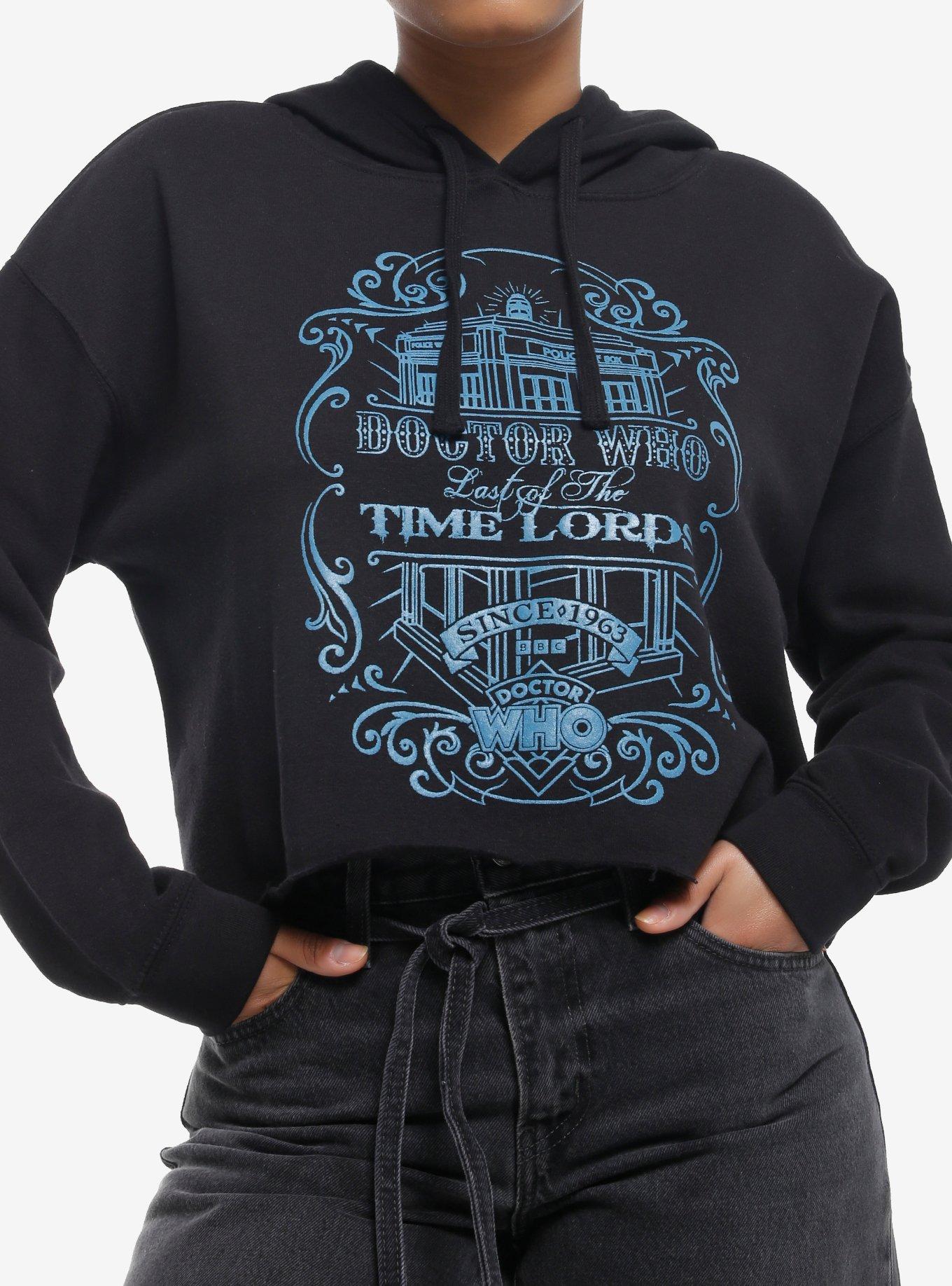 Doctor Who Last Of The Time Lords Crop Girls Hoodie, , hi-res