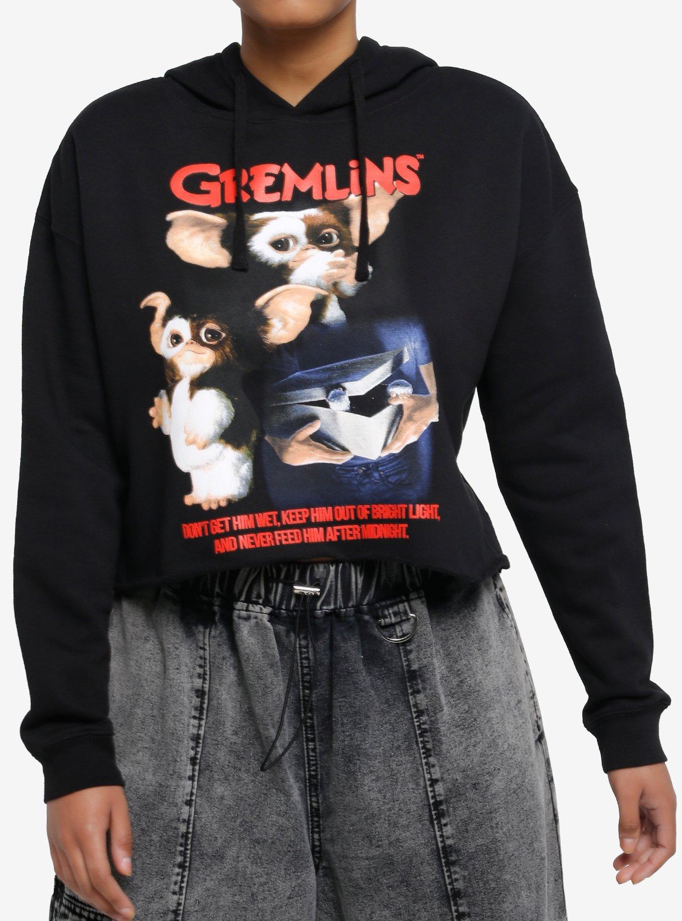 Gremlins Mogwai Collage Girls Crop Hoodie, , hi-res