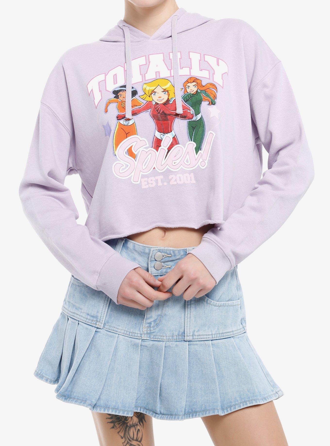 Totally Spies! Girls Crop Hoodie | Hot Topic