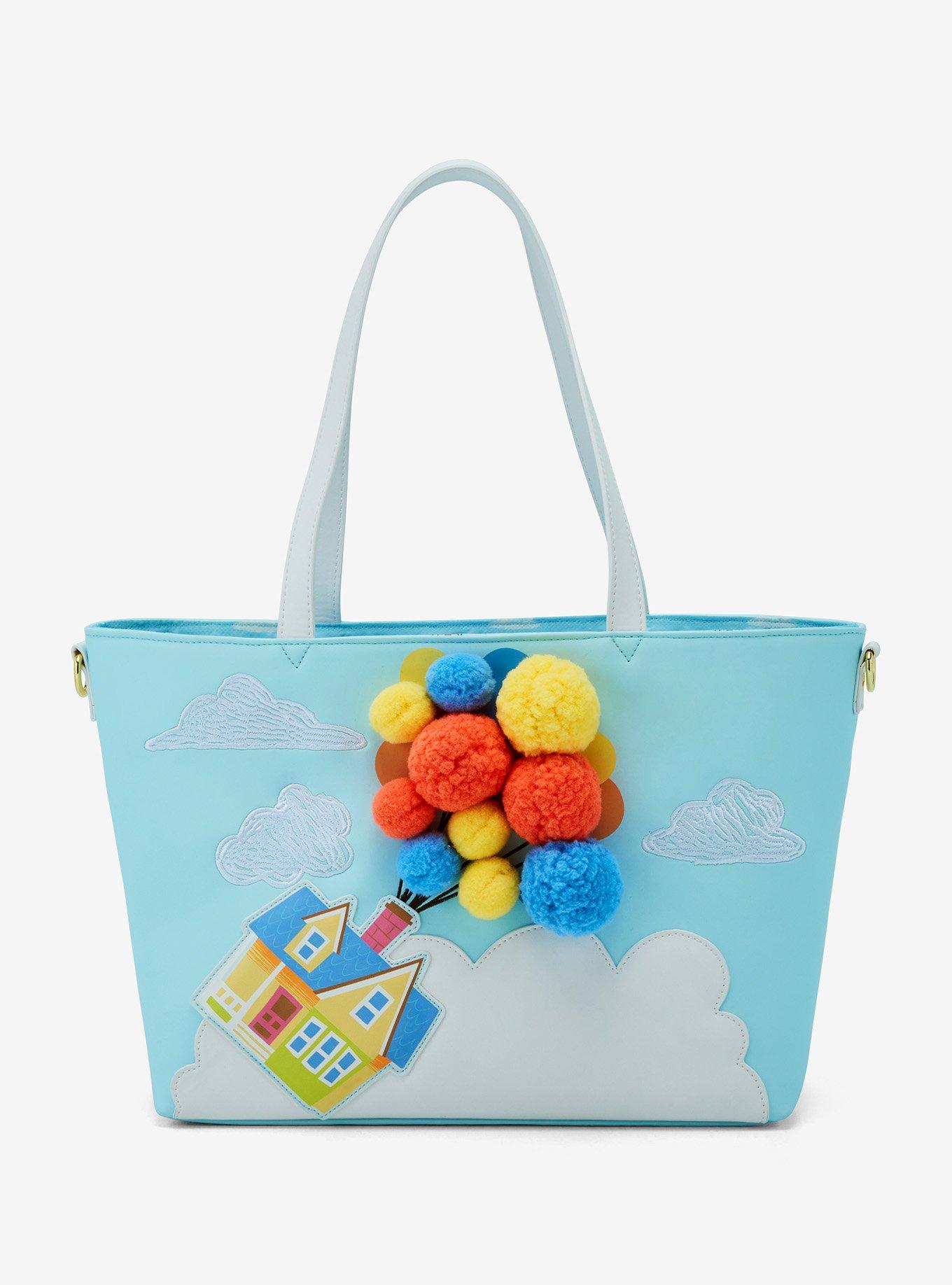 Loungefly Disney Pixar Up Floating House Pom Pom Tote — BoxLunch Exclusive, , hi-res