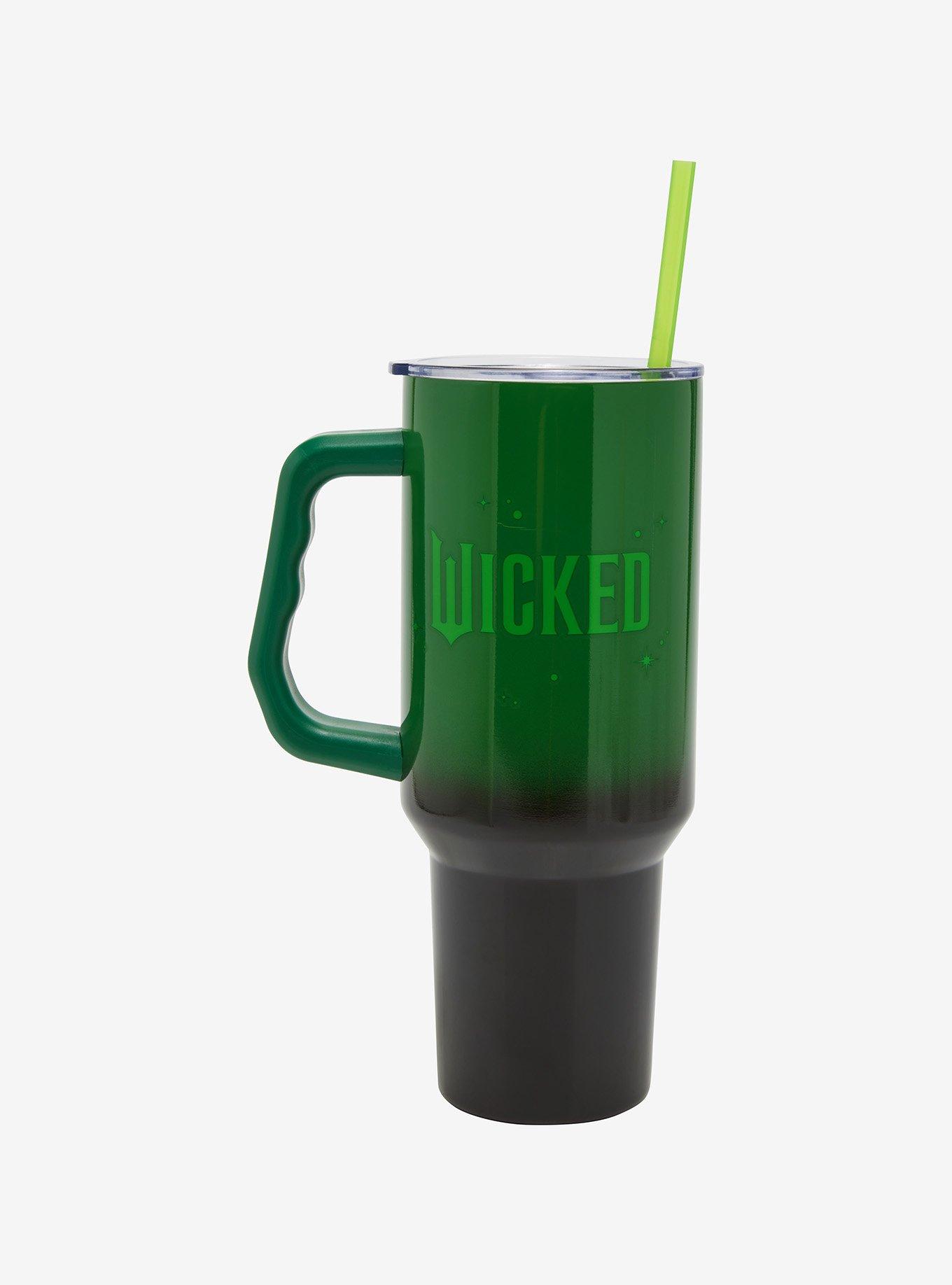 Wicked Elphaba Straw Tumbler with Handle, , hi-res