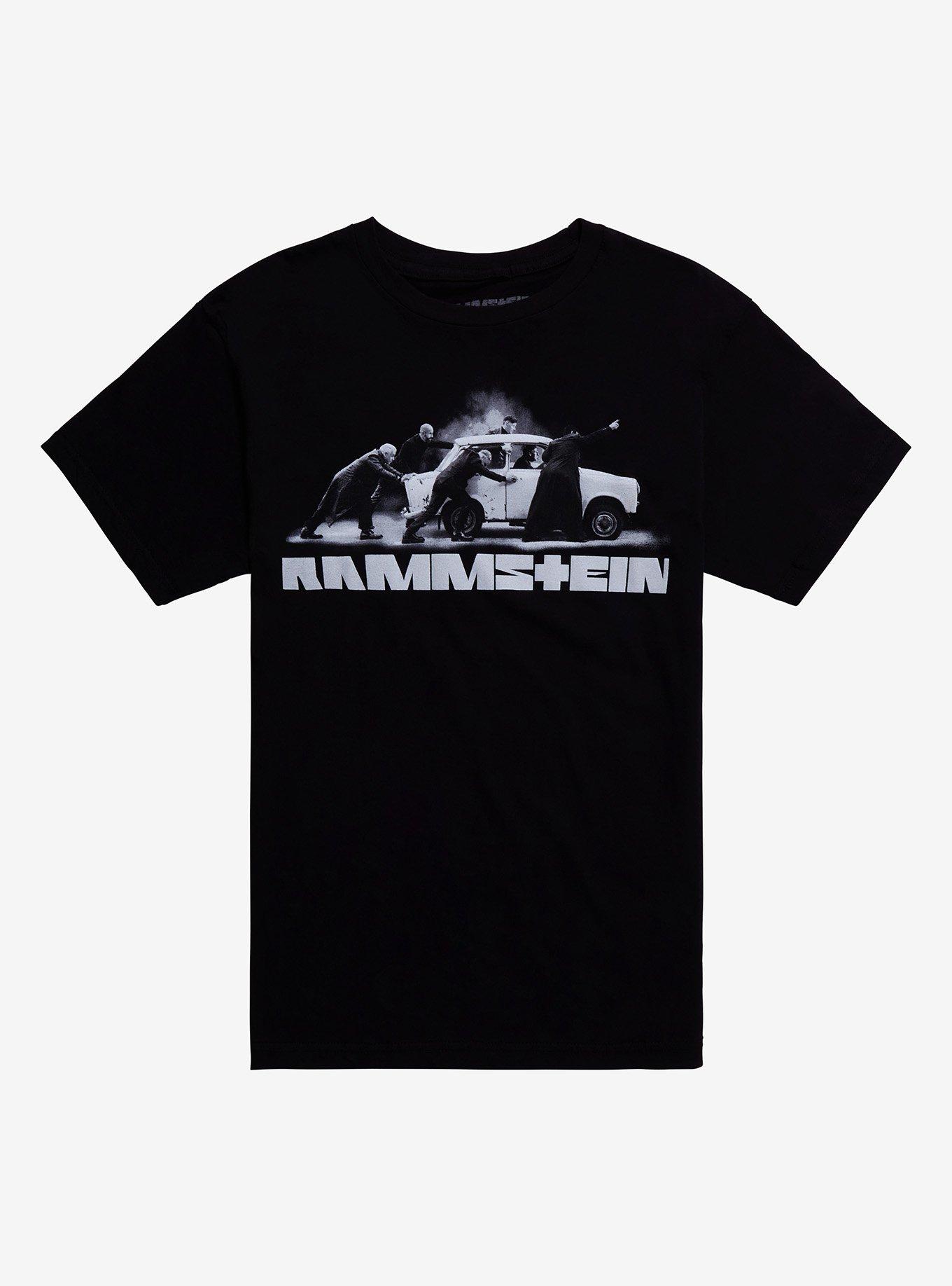 Rammstein Pushing Car T-Shirt, , hi-res