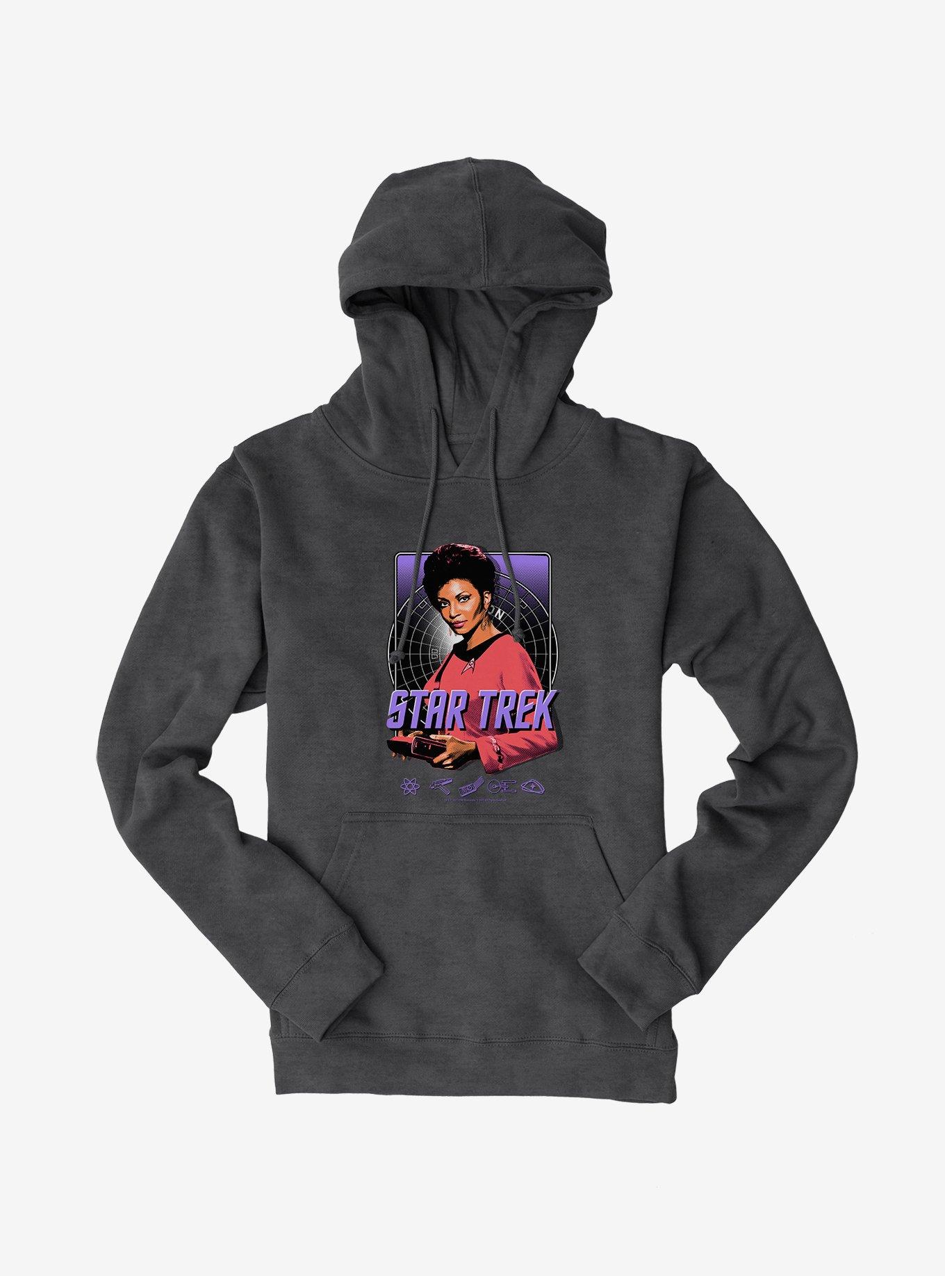 Star Trek Nyota Uhura Portrait Hoodie, DARK HEATHER, hi-res