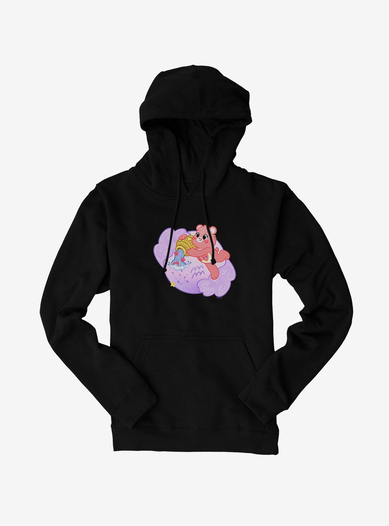 Care Bears Aquarius Bear Hoodie, BLACK, hi-res