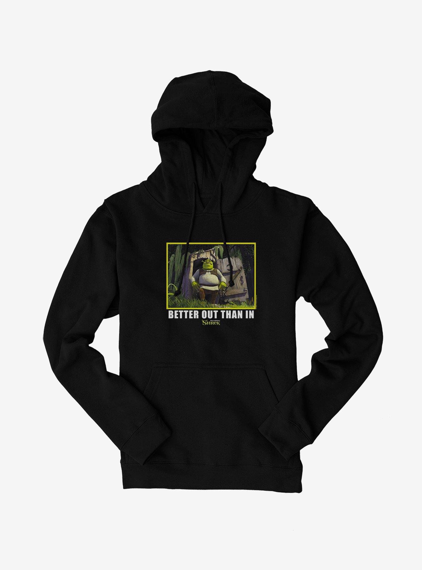 Shrek Better Out Than In Hoodie, BLACK, hi-res