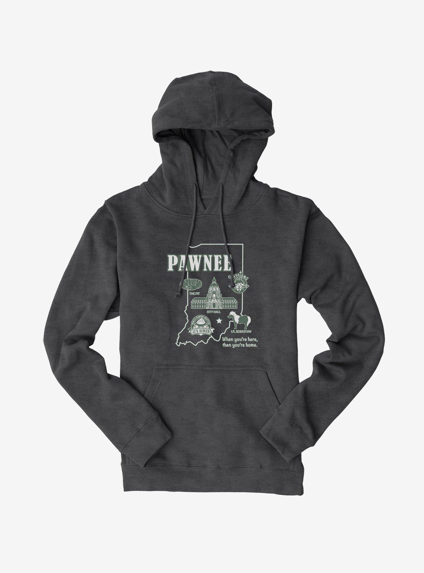 Parks And Recreation Pawnee Map Hoodie