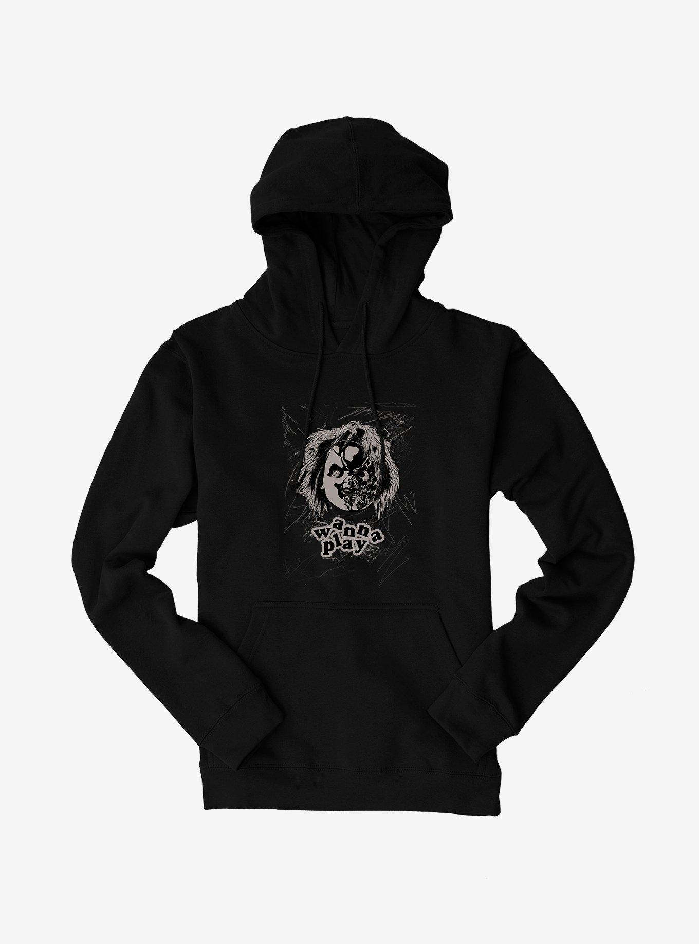 Chucky Broken Face Hoodie, , hi-res