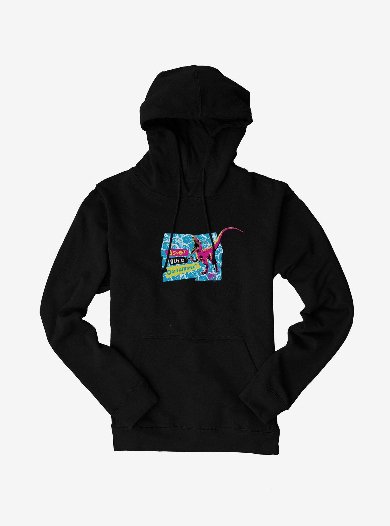 Jurassic World Asset Out Of Containment Hoodie, BLACK, hi-res