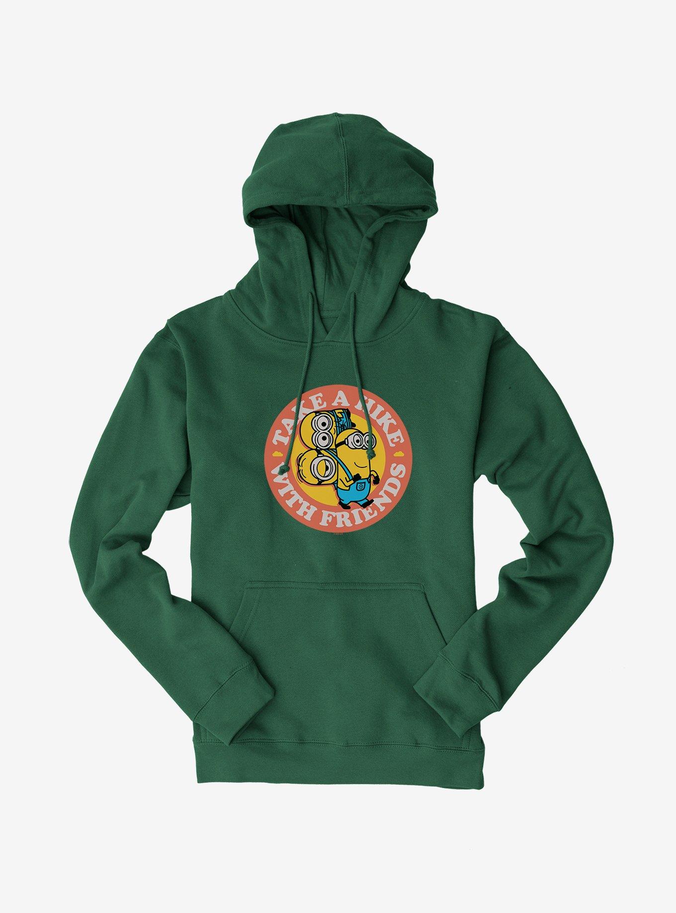 Minions Hike With Friends Hoodie, FOREST GREEN, hi-res