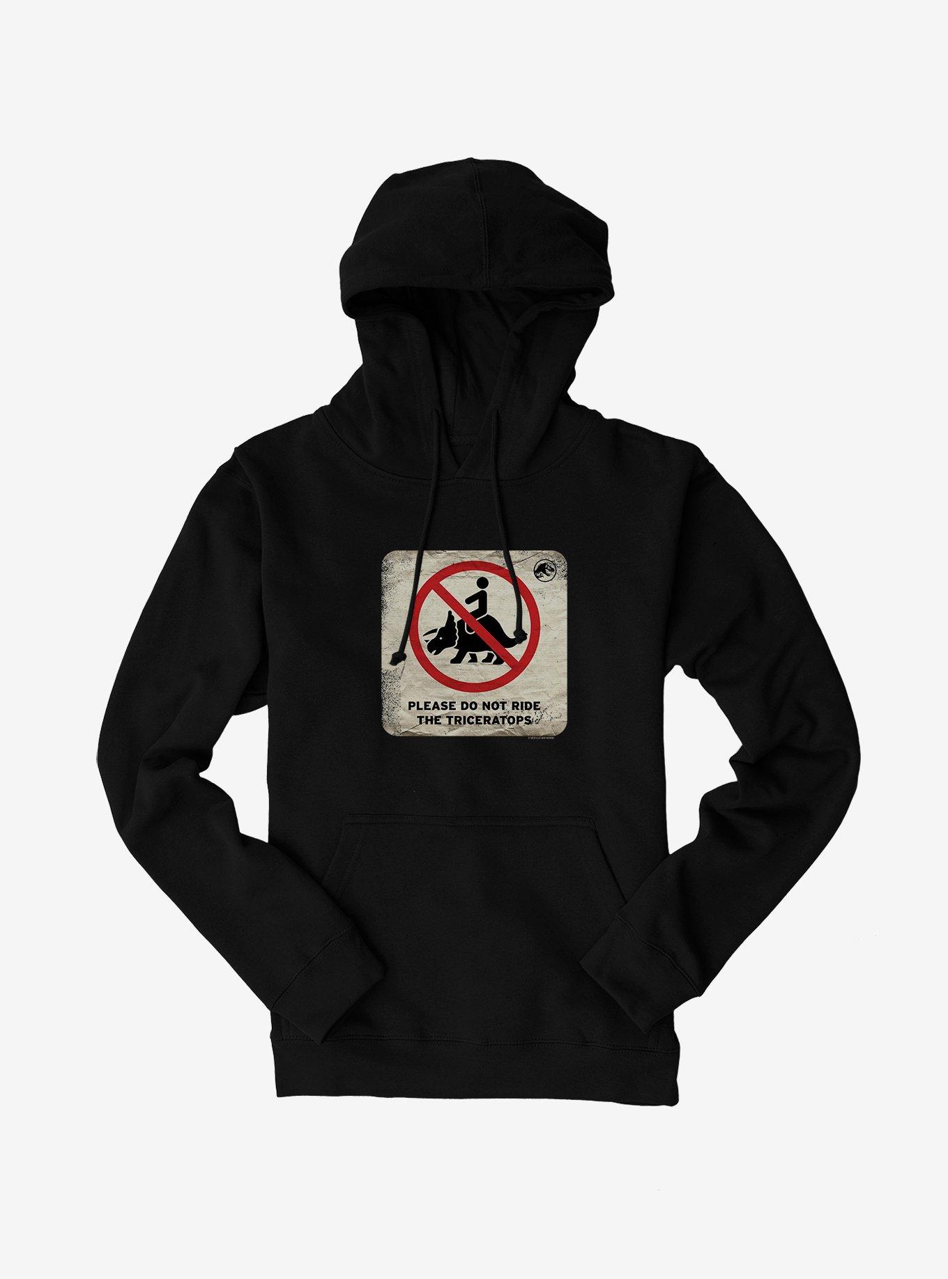 Jurassic World Dominion Do Not Ride Triceratops Hoodie, , hi-res