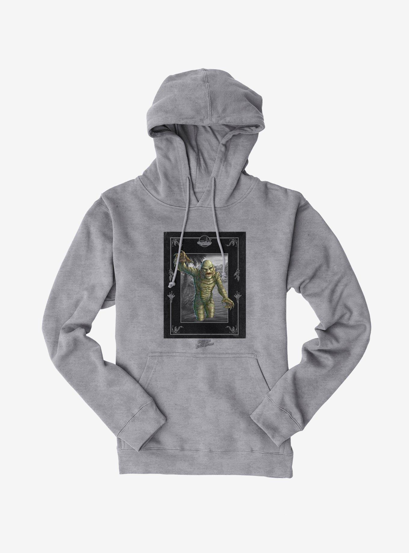 Universal Monsters Creature From The Black Lagoon Out The Water Hoodie, SPORT GRAY, hi-res