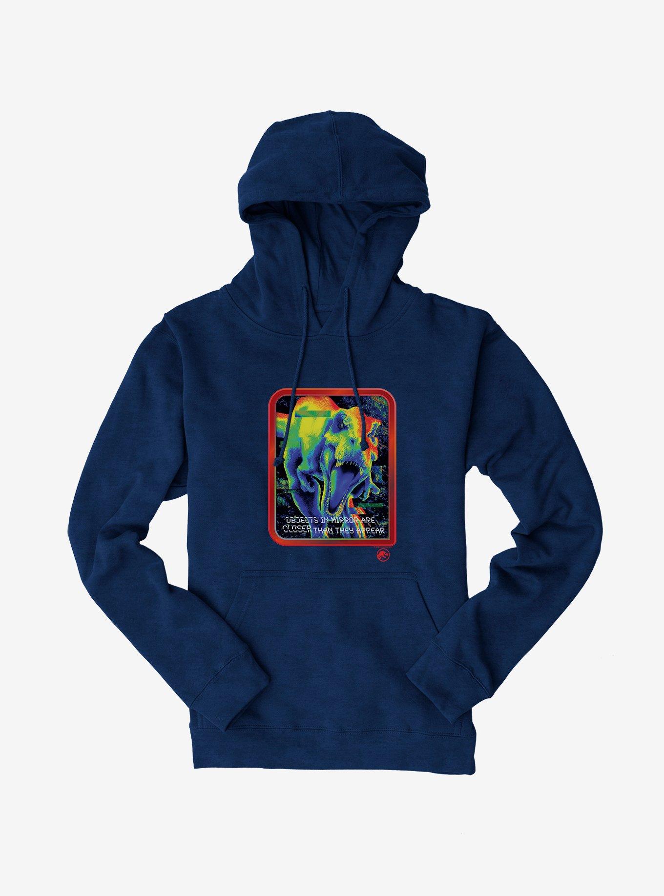 Jurassic World Objects In Mirror Are Closer Than They Appear Hoodie, , hi-res