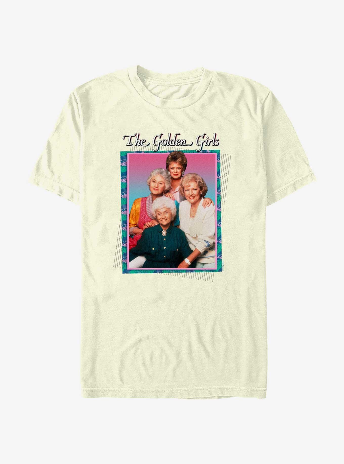 The Golden Girls Group Portrait Retro T-Shirt, , hi-res