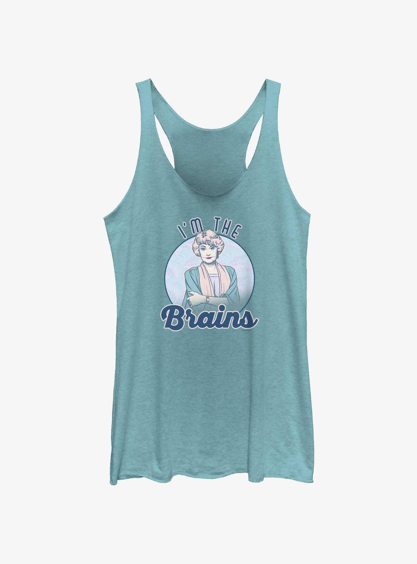 The Golden Girls I'm The Brains Girls Tank, TAHI BLUE, hi-res