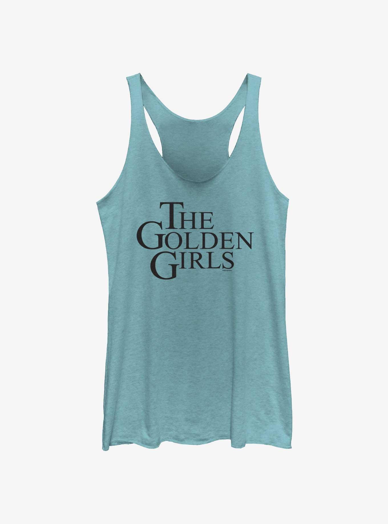 The Golden Girls Logo Girls Tank, TAHI BLUE, hi-res