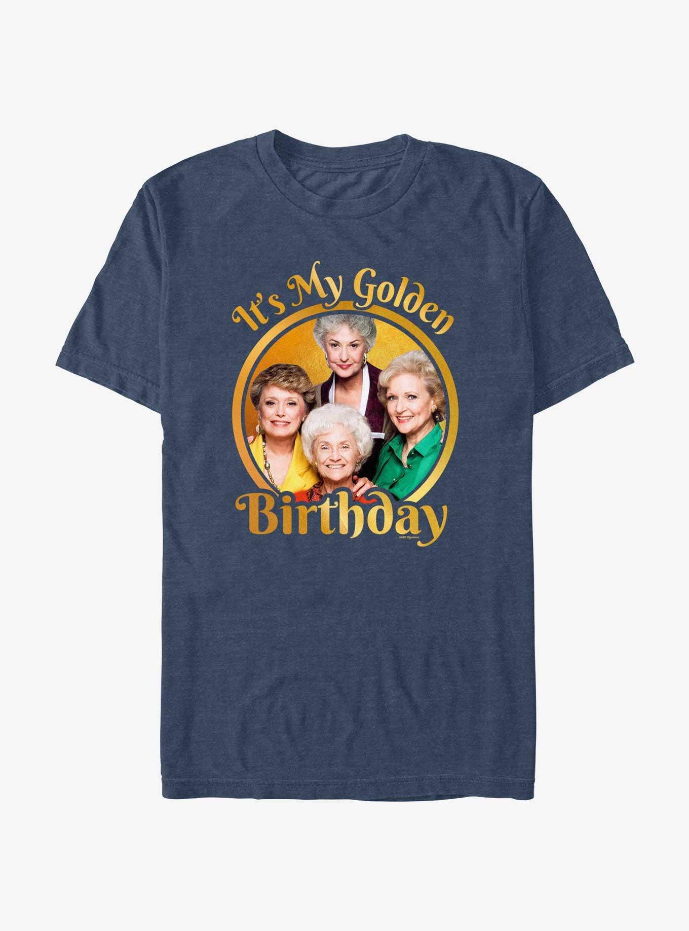 The Golden Girls My Golden Birthday T-Shirt, NAVY HTR, hi-res