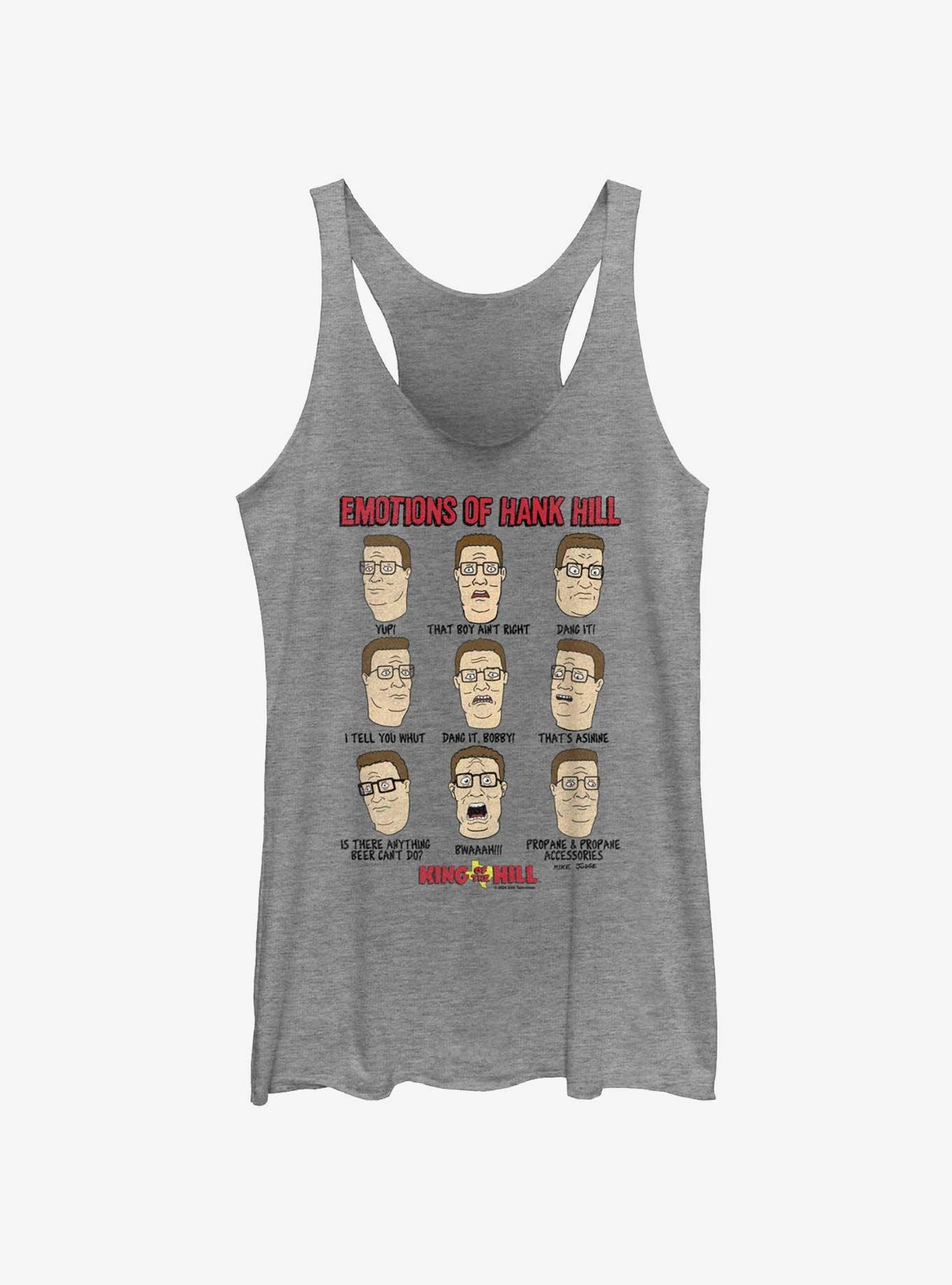 King of the Hill Emotions Of Hank Hill Girls Tank, , hi-res