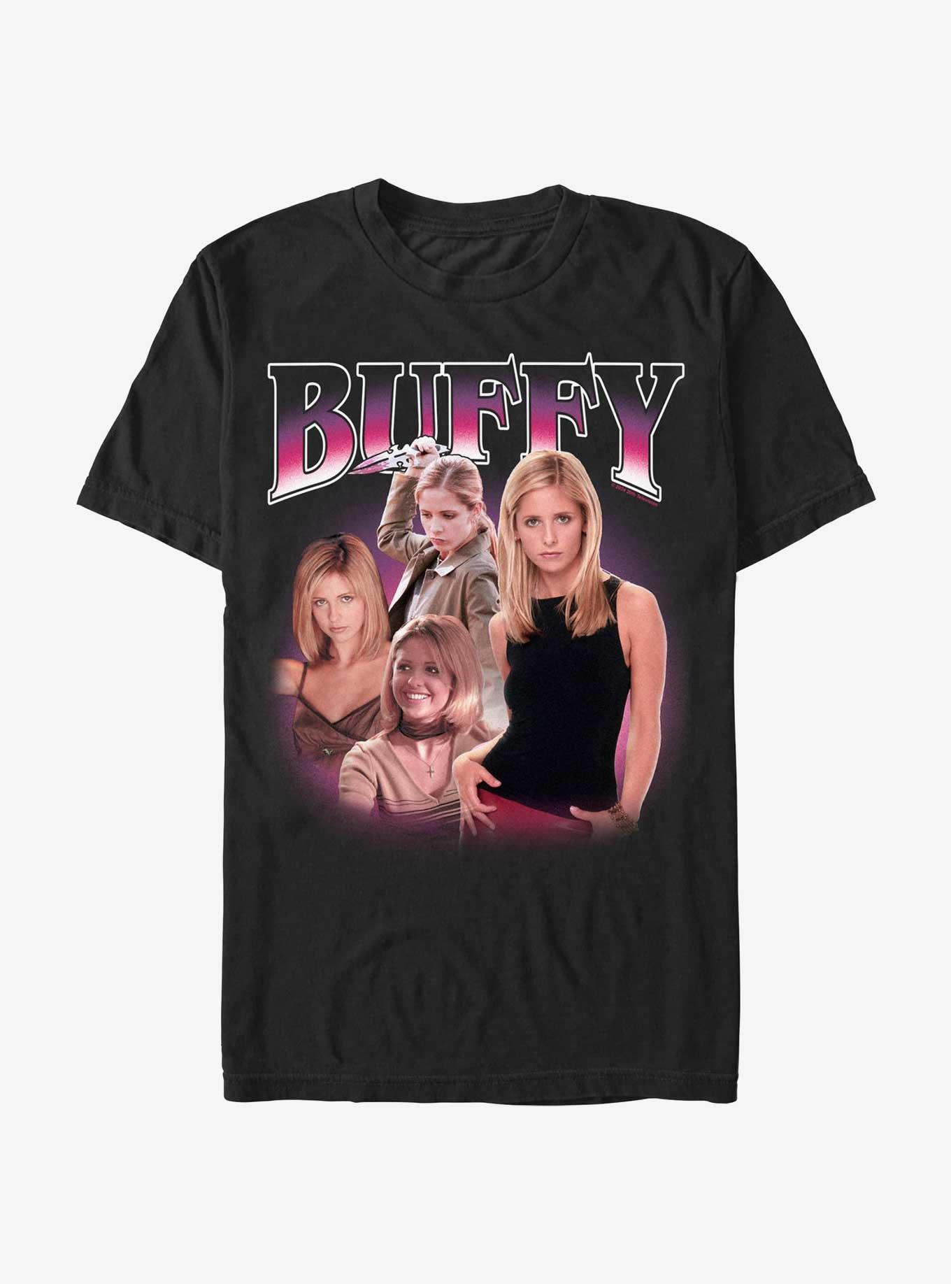 Buffy The Vampire Slayer Buffy Retro Montage T-Shirt