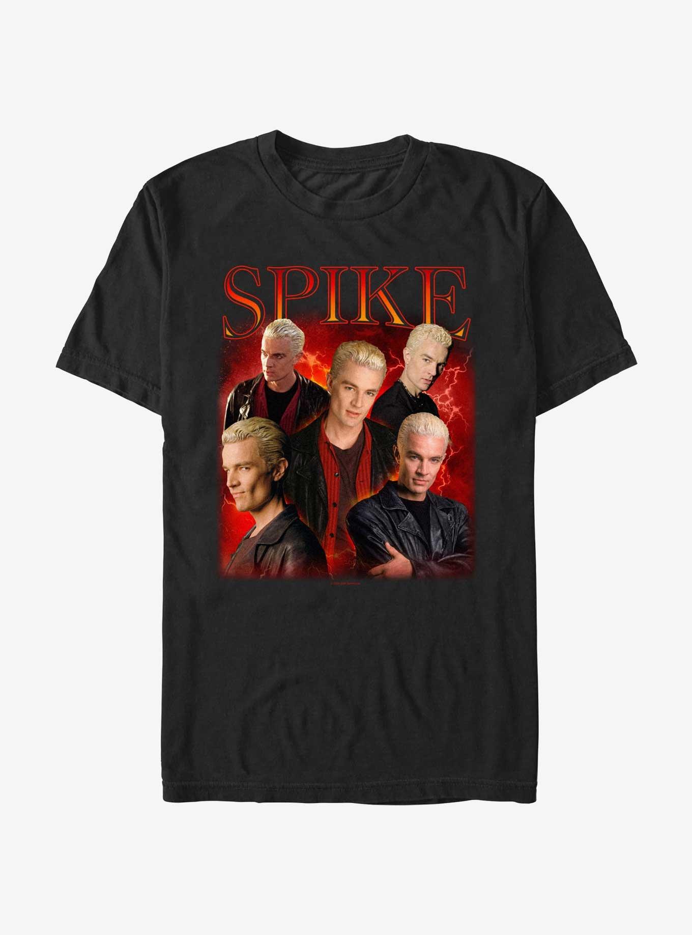 Buffy The Vampire Slayer Spike Retro Montage T-Shirt, , hi-res