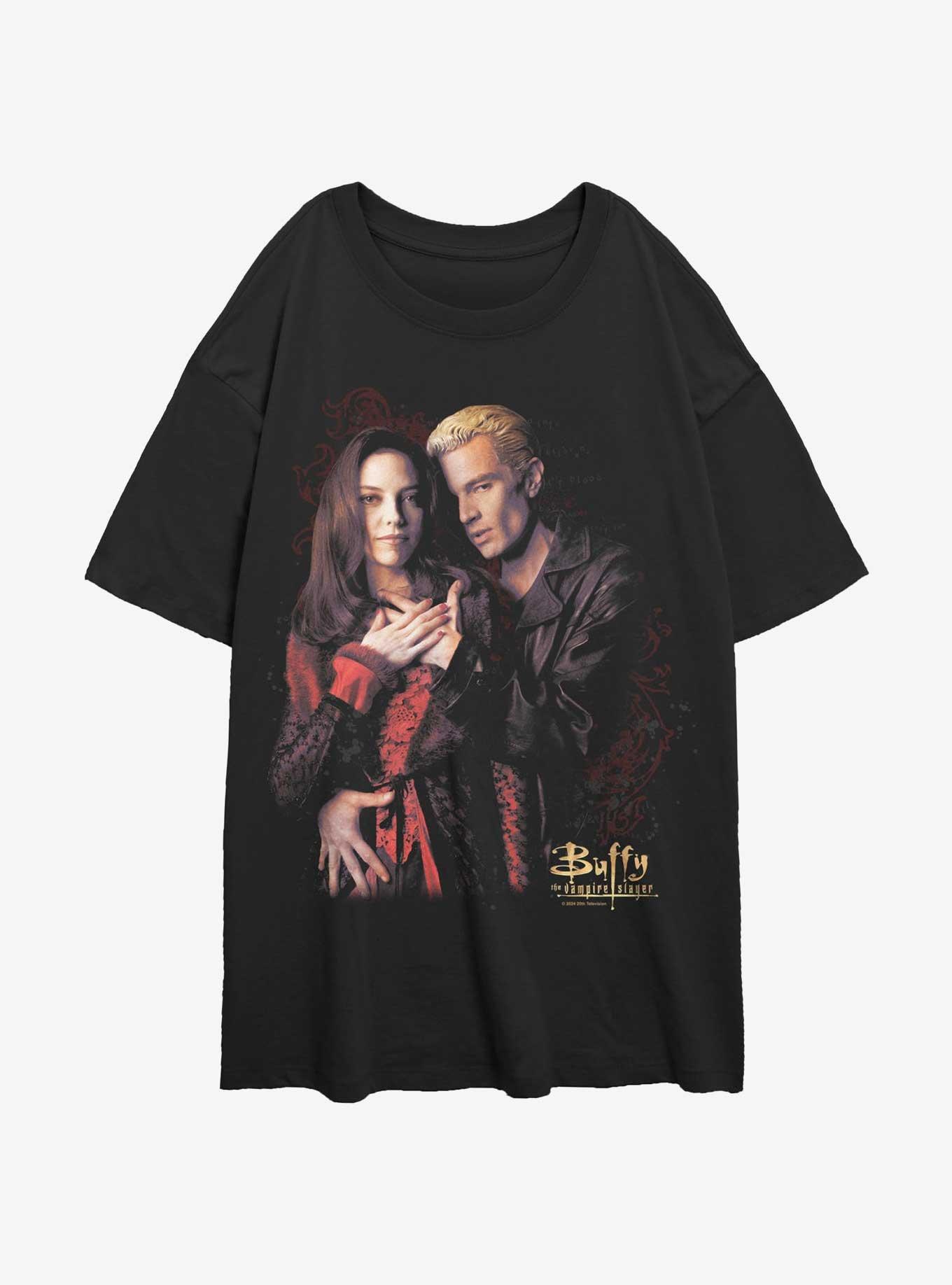 Buffy The Vampire Slayer Blood Love Girls Oversized T-Shirt, , hi-res